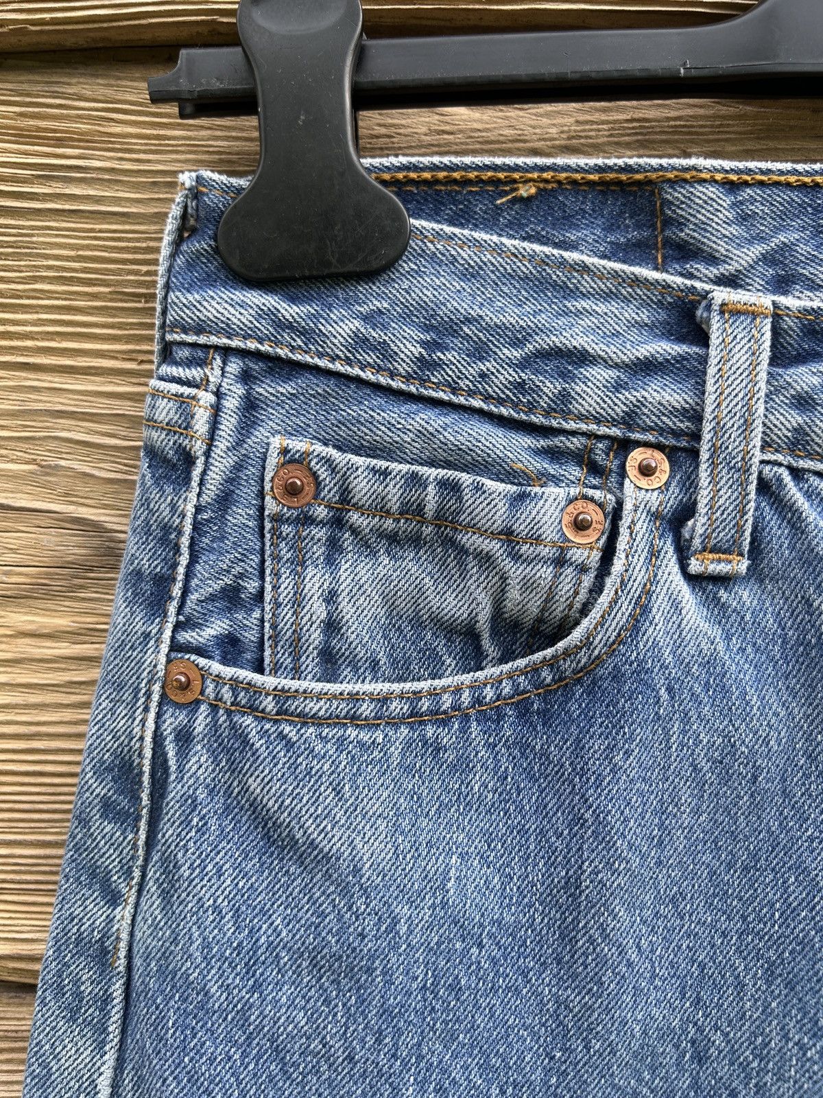 Levi's 90s Vintage Levi's 501 1996 Denim Jeans Size 29/34 Size US 29 - 8 Thumbnail