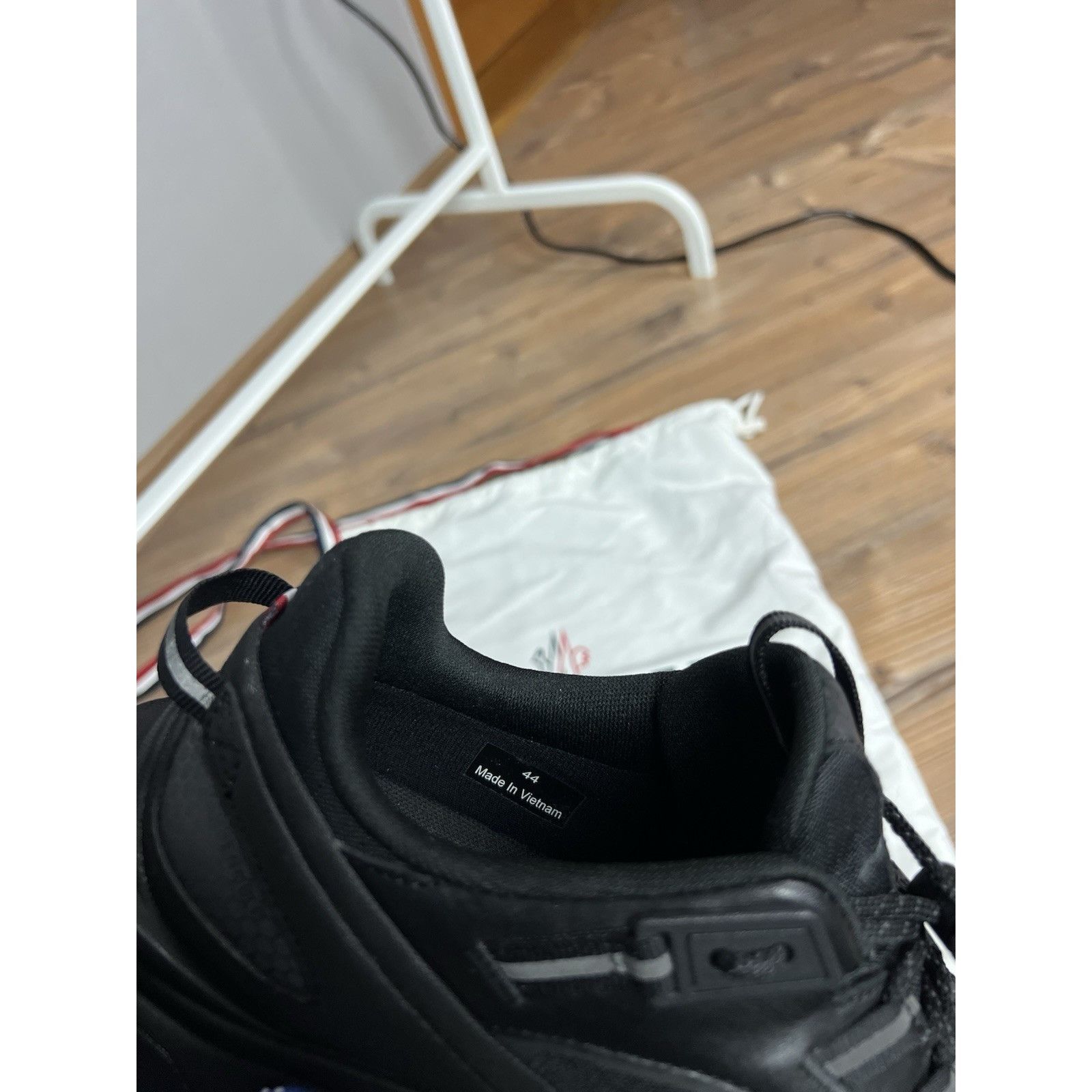 Moncler NWOB Moncler Trailgrip GTX Men`s Black Waterproof Sneakers Size US 10.5 / EU 43-44 - 10 Thumbnail