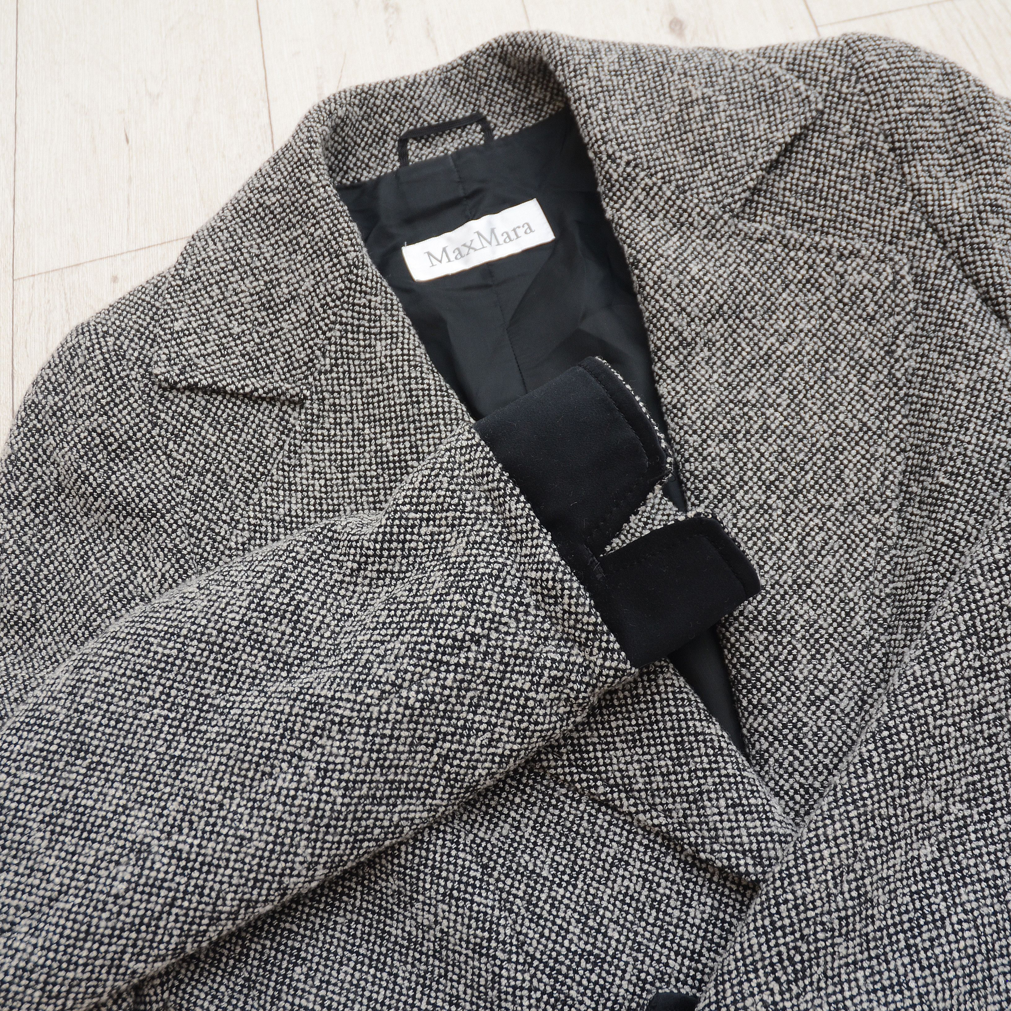 Max Mara Vintage Max Mara Wool Coat Blazer Gray Elegant Fashion Size XL / US 12-14 / IT 48-50 - 7 Thumbnail