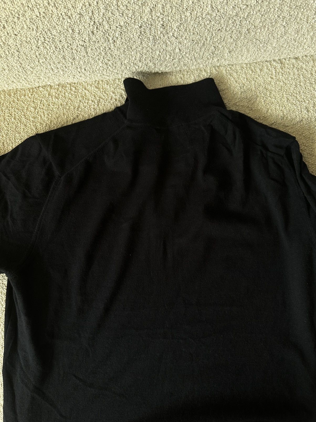 Berg & Berg Berg & Berg - BERNT Knitted Polo Black - Large Size US L / EU 52-54 / 3 - 5 Thumbnail