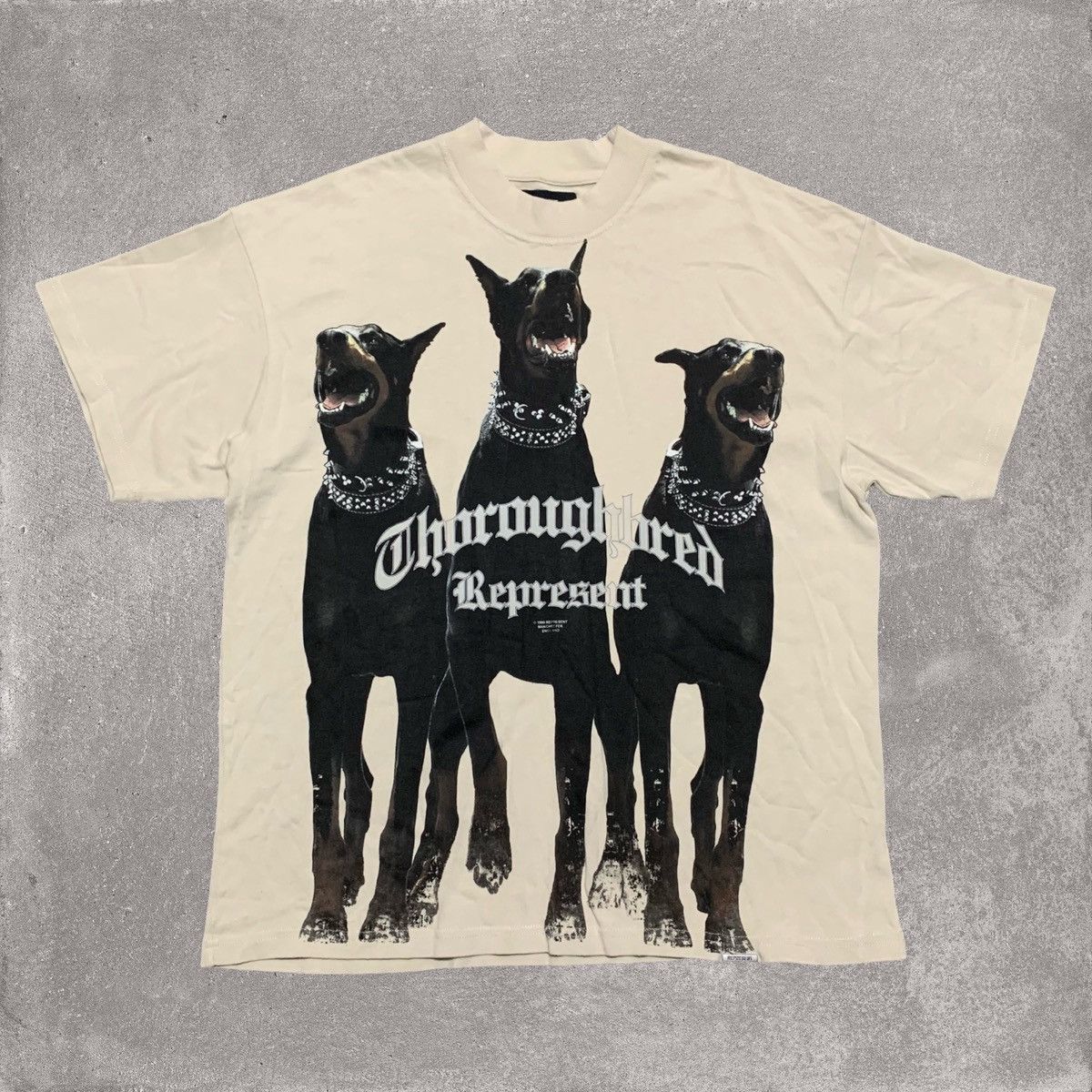 Represent Clo. Represent Small Thoroughbred Dog Vintage White Tee Size US S / EU 44-46 / 1 - 1 Thumbnail