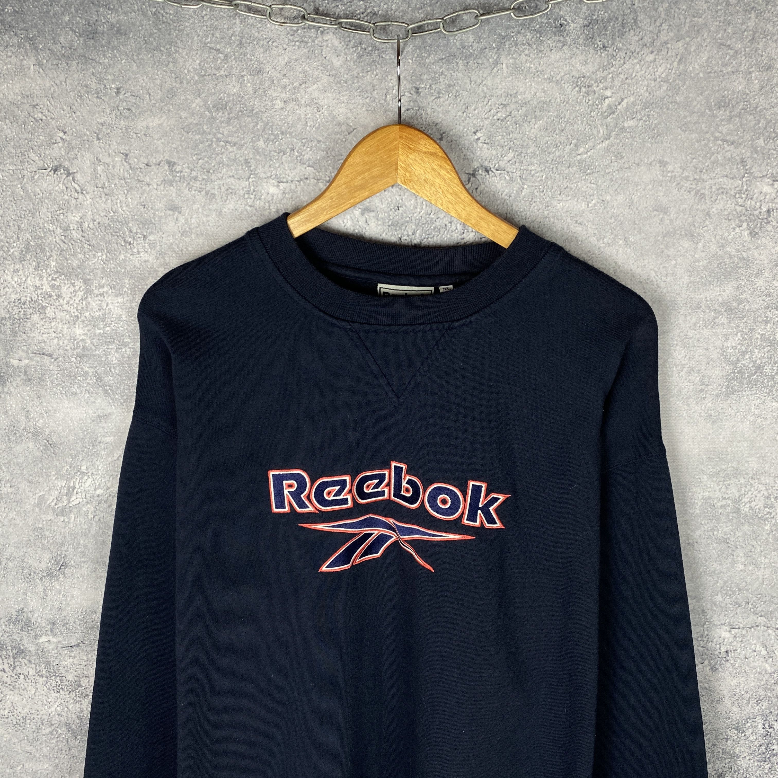 Reebok × Vintage Reebok Big Logo Vintage Sweatshirt Men's Size XL Long Sleeve Size US XL / EU 56 / 4 - 2 Thumbnail