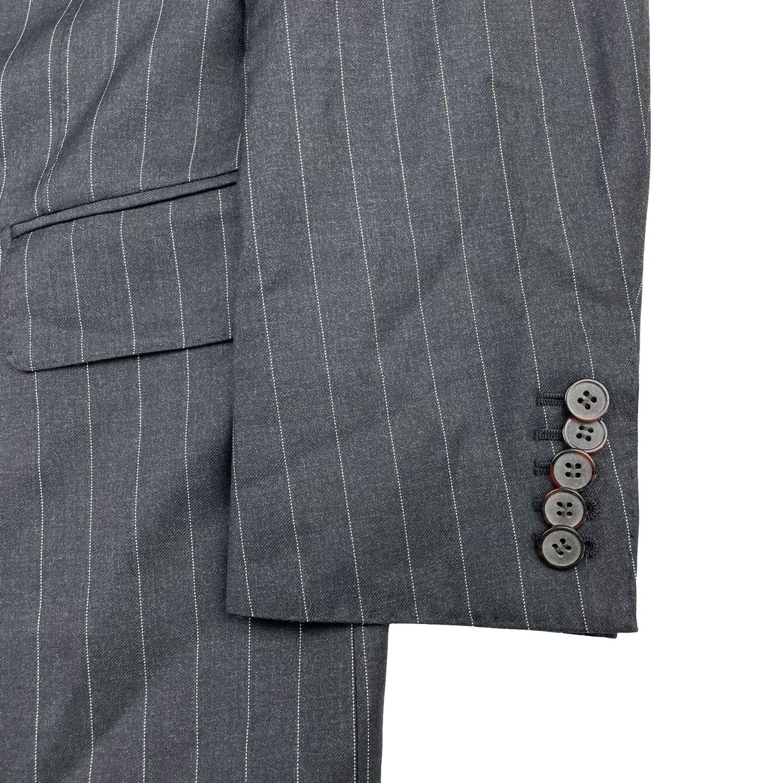 Suitsupply SuitSupply Men’s Washington SB 100% Wool Slim Fit Blazer Gra Size 42R - 4 Thumbnail