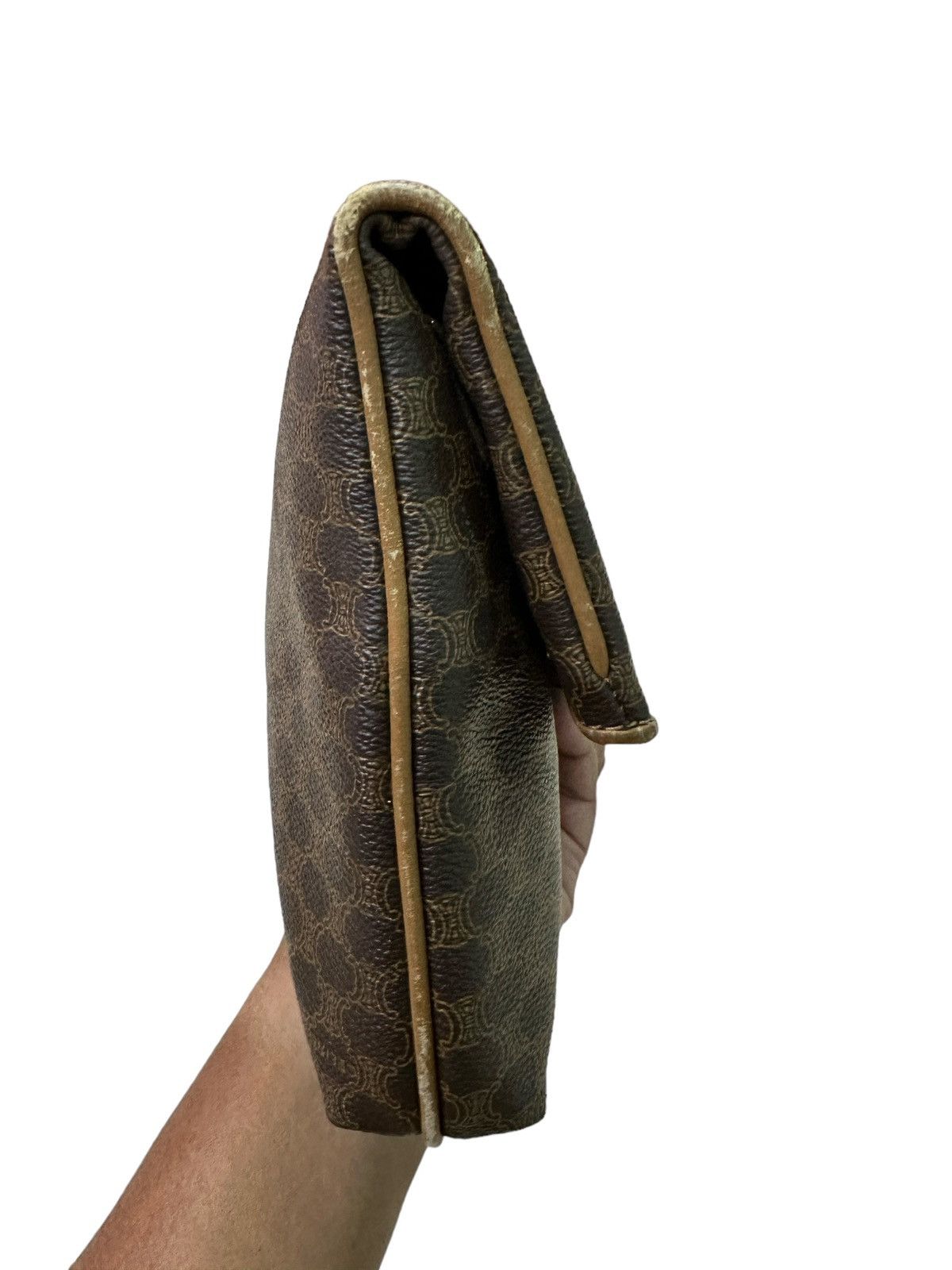 Celine × Vintage AUTHENTIC VINTAGE CELINE MACADAM CLUTCH BAG Size ONE SIZE - 9 Thumbnail
