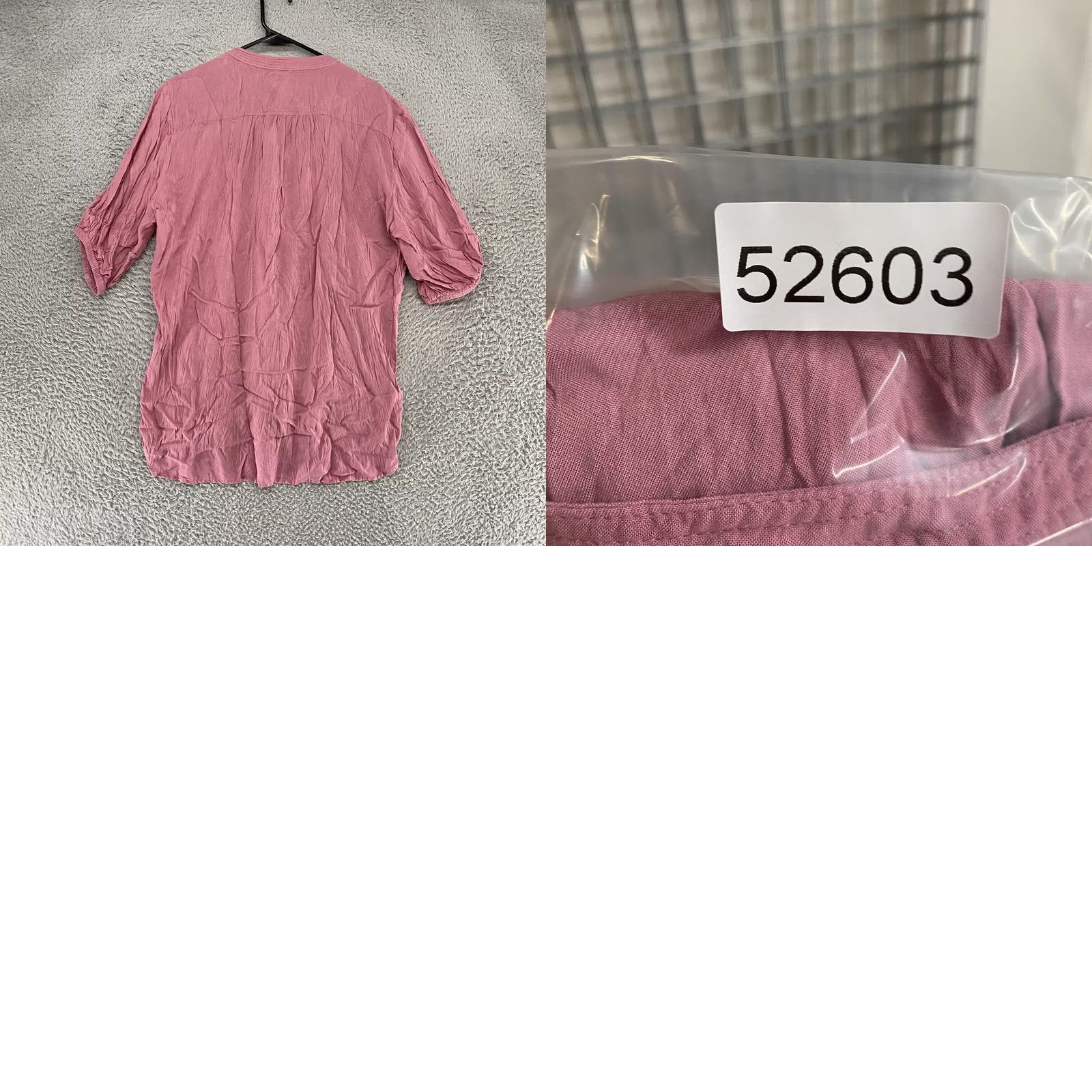 Vintage Sundance Shirt Womens XL Pink Kimberly Tunic Pintuck Henley Crinkle Rayon Top Size XL / US 12-14 / IT 48-50 - 9 Thumbnail