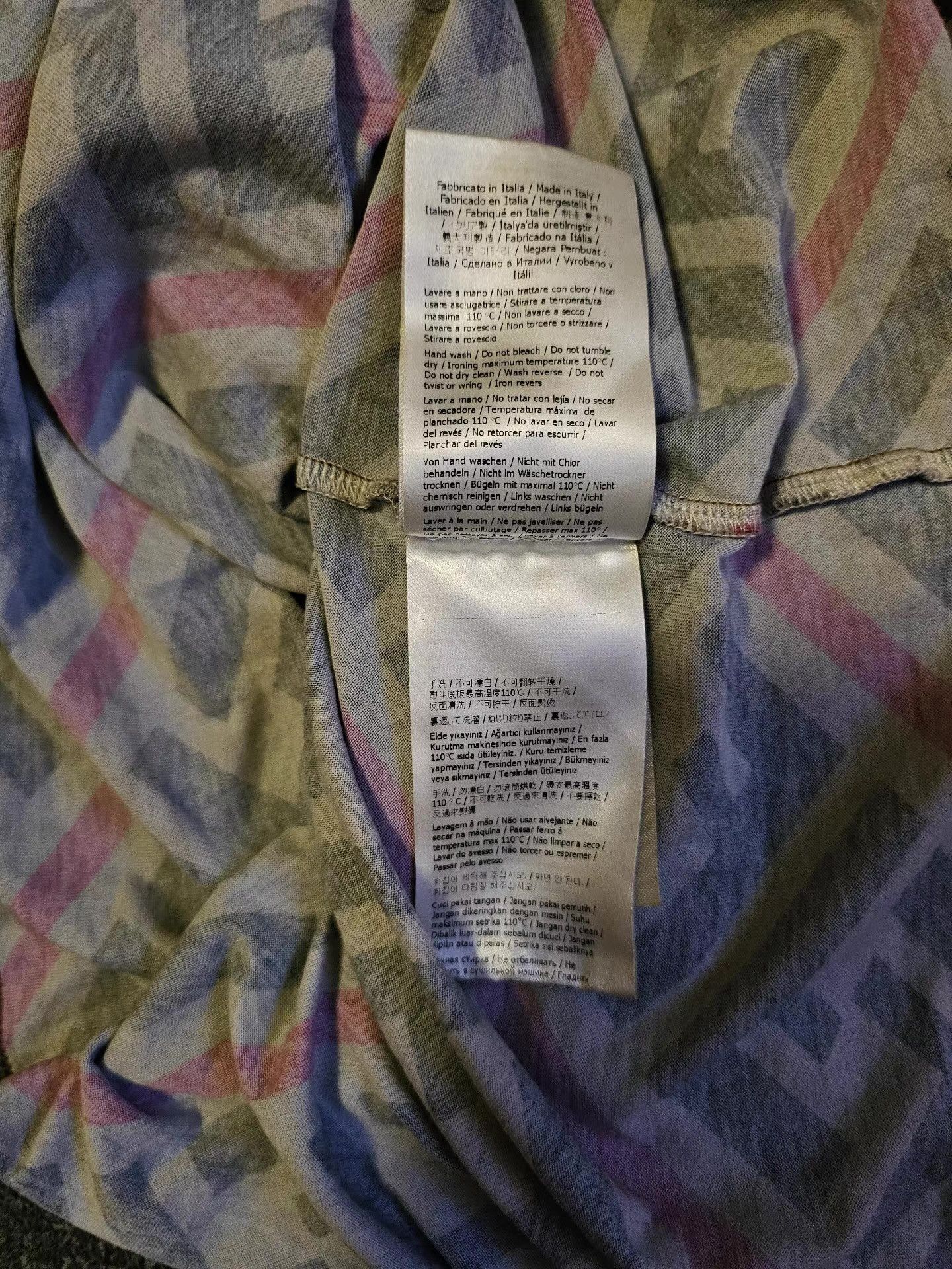Fendi Fendi All-Over Print Short Sleeve T-Shirt, Size US L / EU 52-54 / 3 - 7 Thumbnail