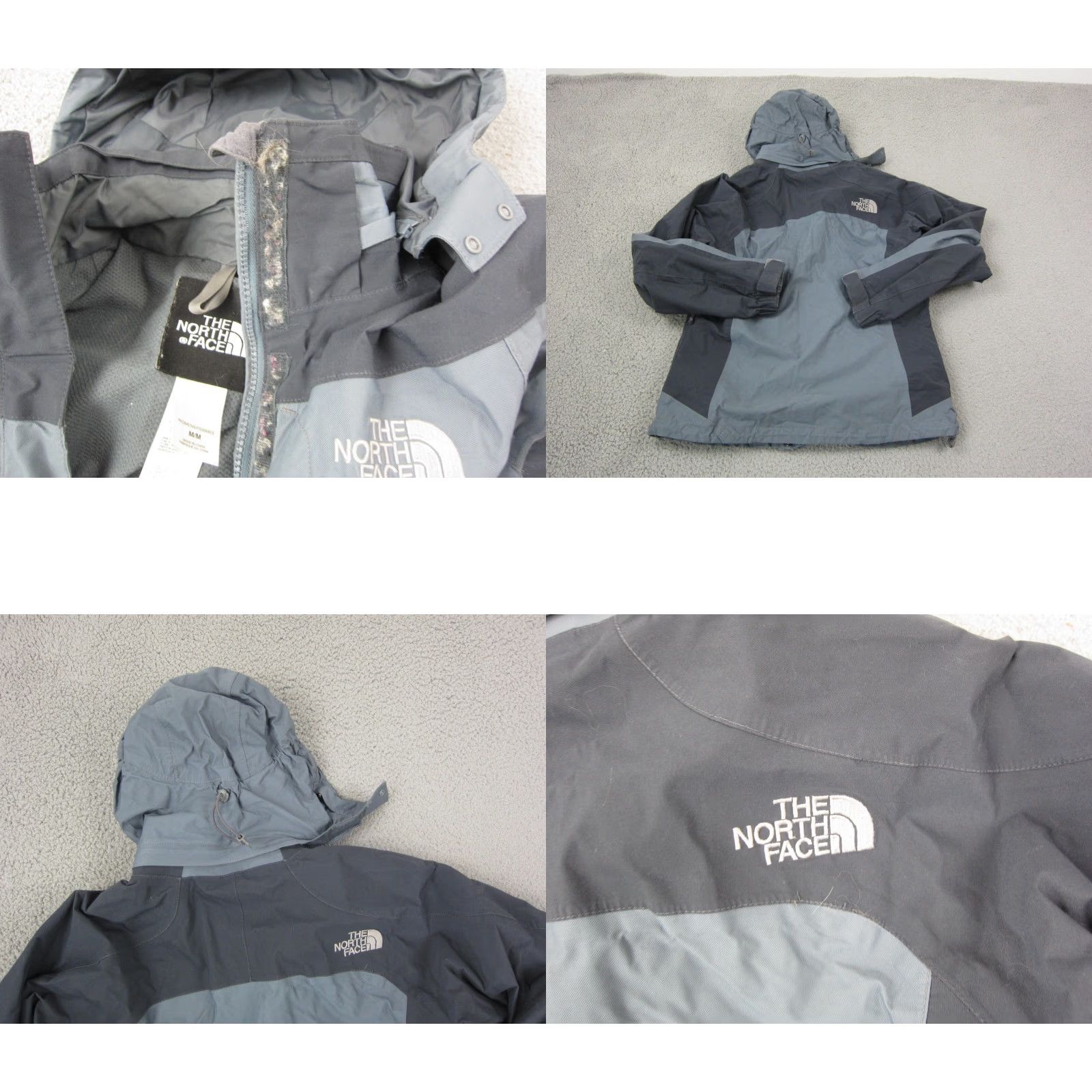 The North Face VINTAGE The North Face Jacket Womens Medium Gray Zip Up Windbreaker Hyvent 90s Retro All Seasons Full Zip Lightweight Regular Size M Womens Size M / US 6-8 / IT 42-44 - 10 Thumbnail