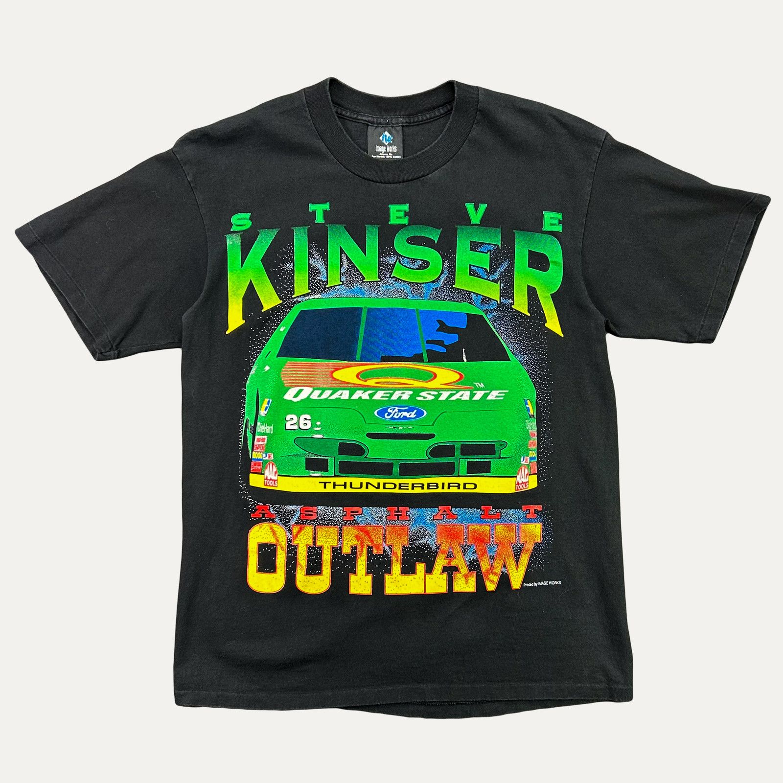 Vintage 90s Steve Kinser Nascar T-Shirt