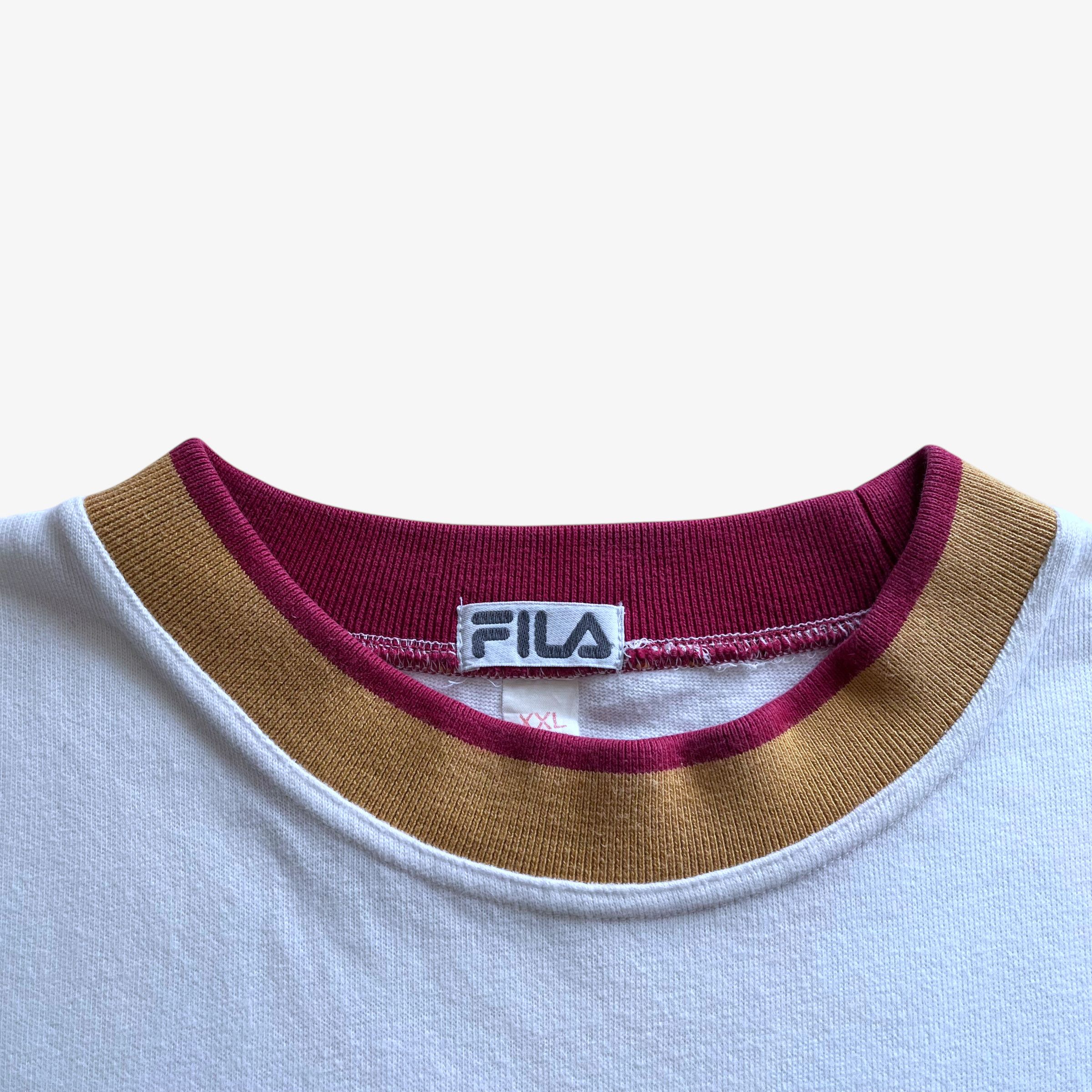 Fila Vintage 90s Men's Fila Abstract Tennis Dog Print T-Shirt Size US XL / EU 56 / 4 - 2 Thumbnail