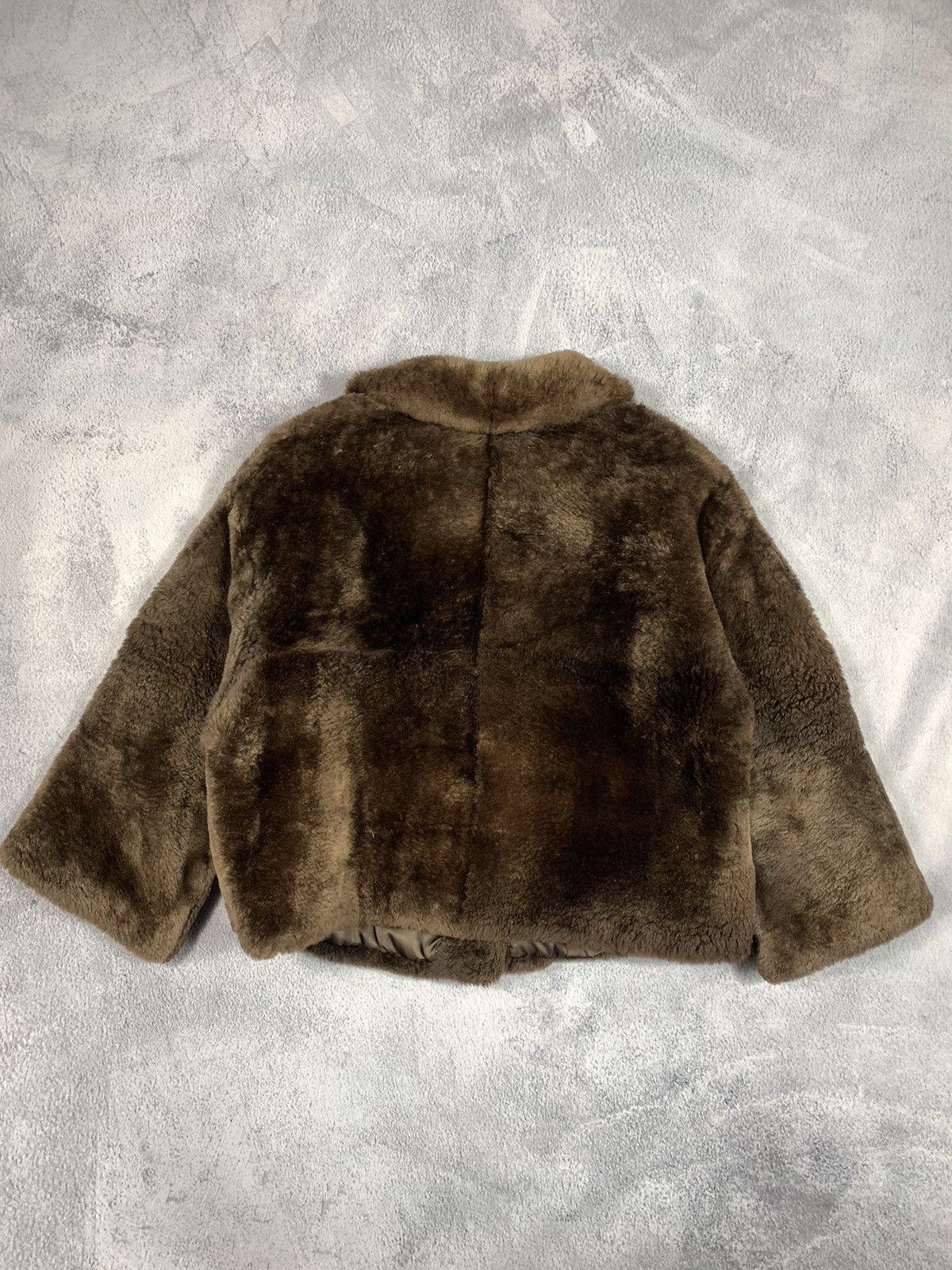 Vintage Vintage Y2K real Fur cropped coat jacket AvantGarde 00s Size M / US 6-8 / IT 42-44 - 11 Thumbnail