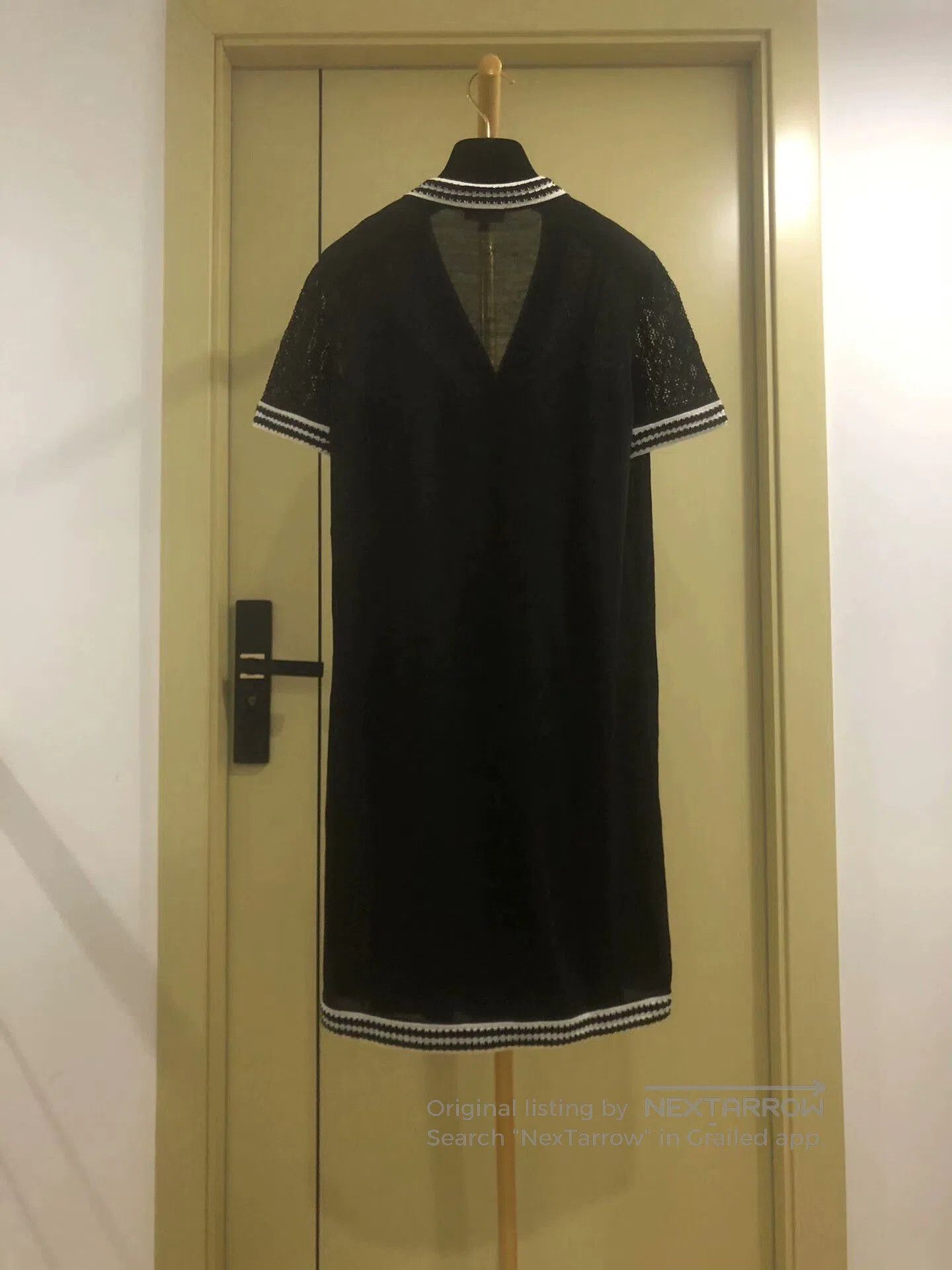 Chanel Black and White Knitted Dress.