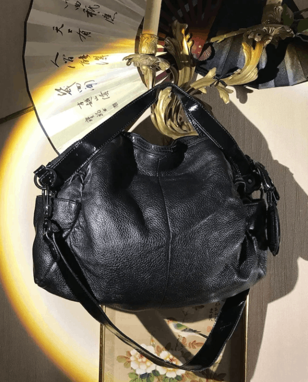 Kenneth Cole Vintage 90s Grunge Leather bag by Kenneth Cole Black Size ONE SIZE - 1 Thumbnail