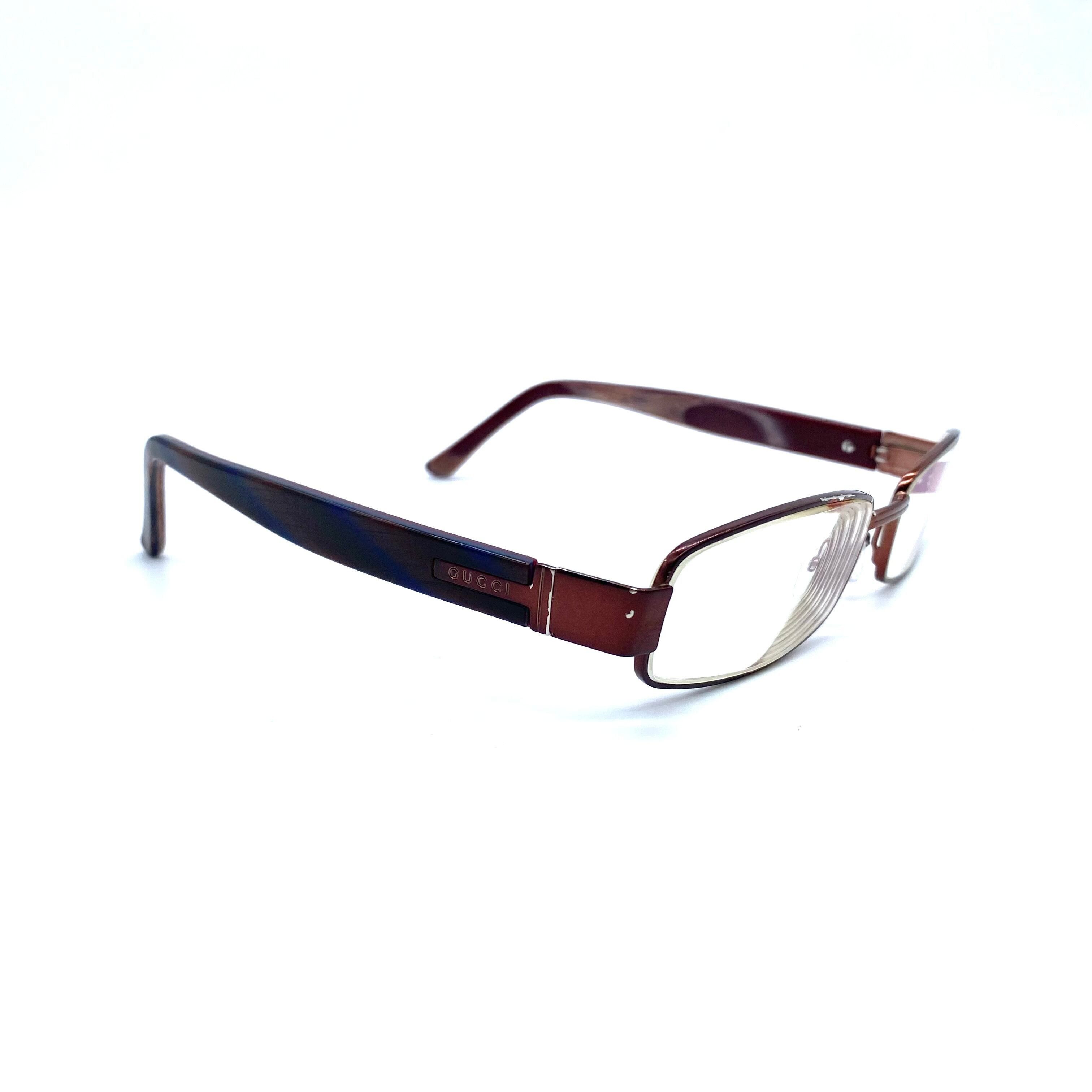 Gucci Gucci Eyewear Prescription Eye Glasses Wine Red Size ONE SIZE - 3 Thumbnail