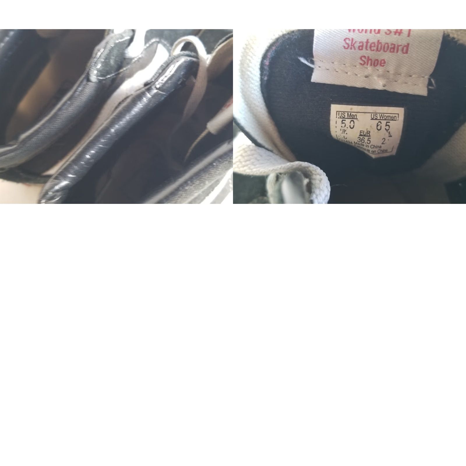 Vans VANS SK8 HI Men 5 Women 6.5 Black Canvas High Top Skateboard Shoes Sk8-Hi Sneaker Skateboarding Mens Women Black/White Size S / US 4 / IT 40 - 9 Thumbnail