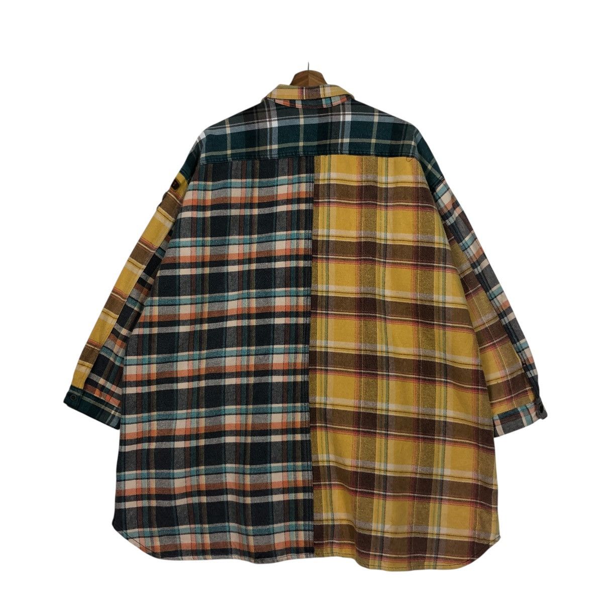 Hysteric Glamour 🔥VINTAGE SHIRT BUTTON JACKET PATCHWORK TARTAN DRUG STORE’S Size US L / EU 52-54 / 3 - 10 Thumbnail