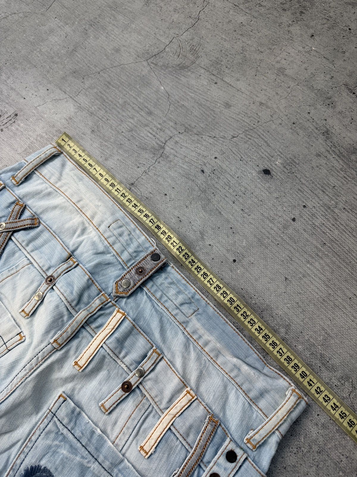 Japanese Brand Vintage Rap Style Cipo&Baxx Jeans Y2K Size US 29 - 9 Thumbnail