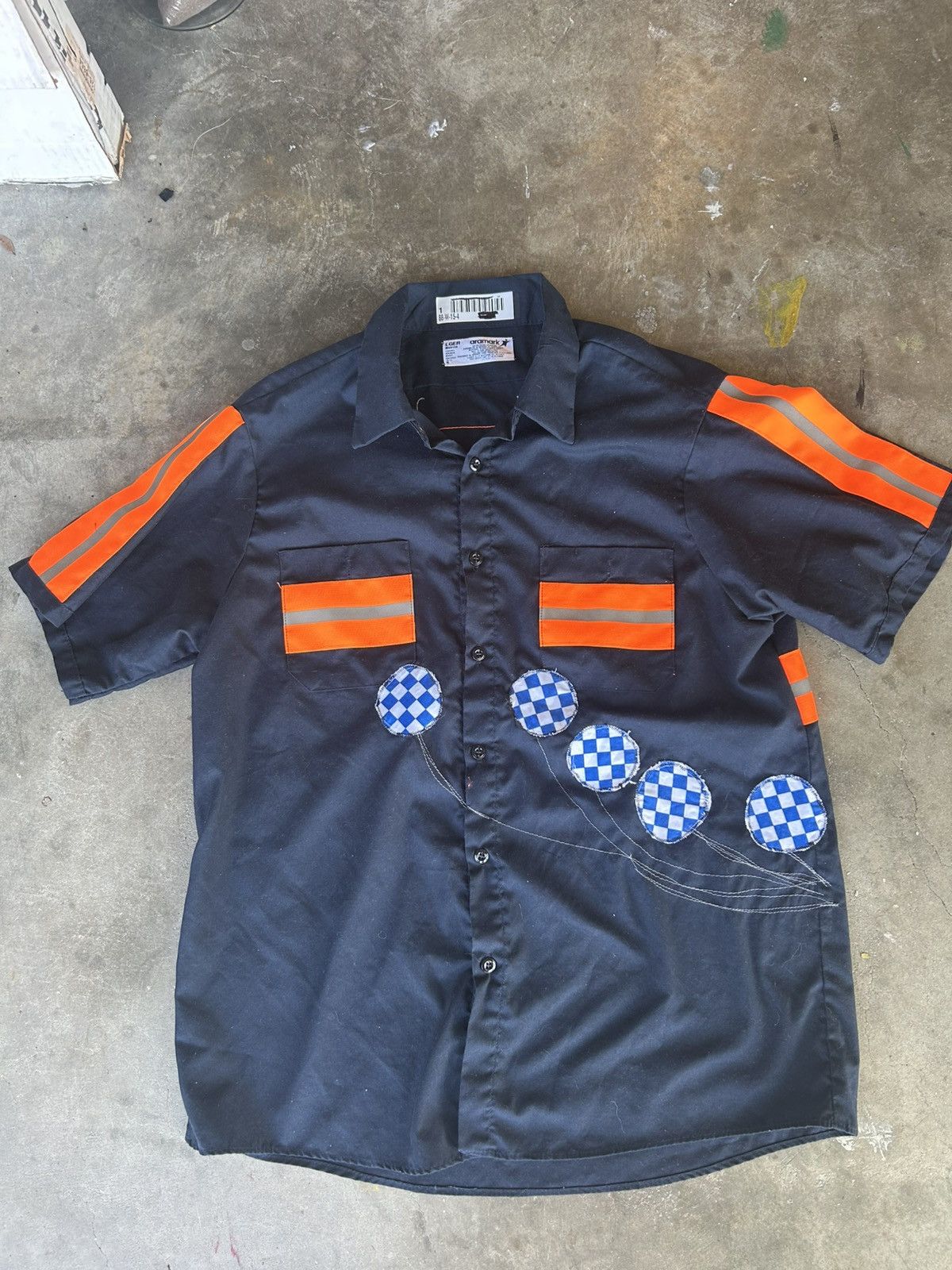 Other 1/1 Your World EKG sticker patch reflective work shirt Size US L / EU 52-54 / 3 - 1 Thumbnail