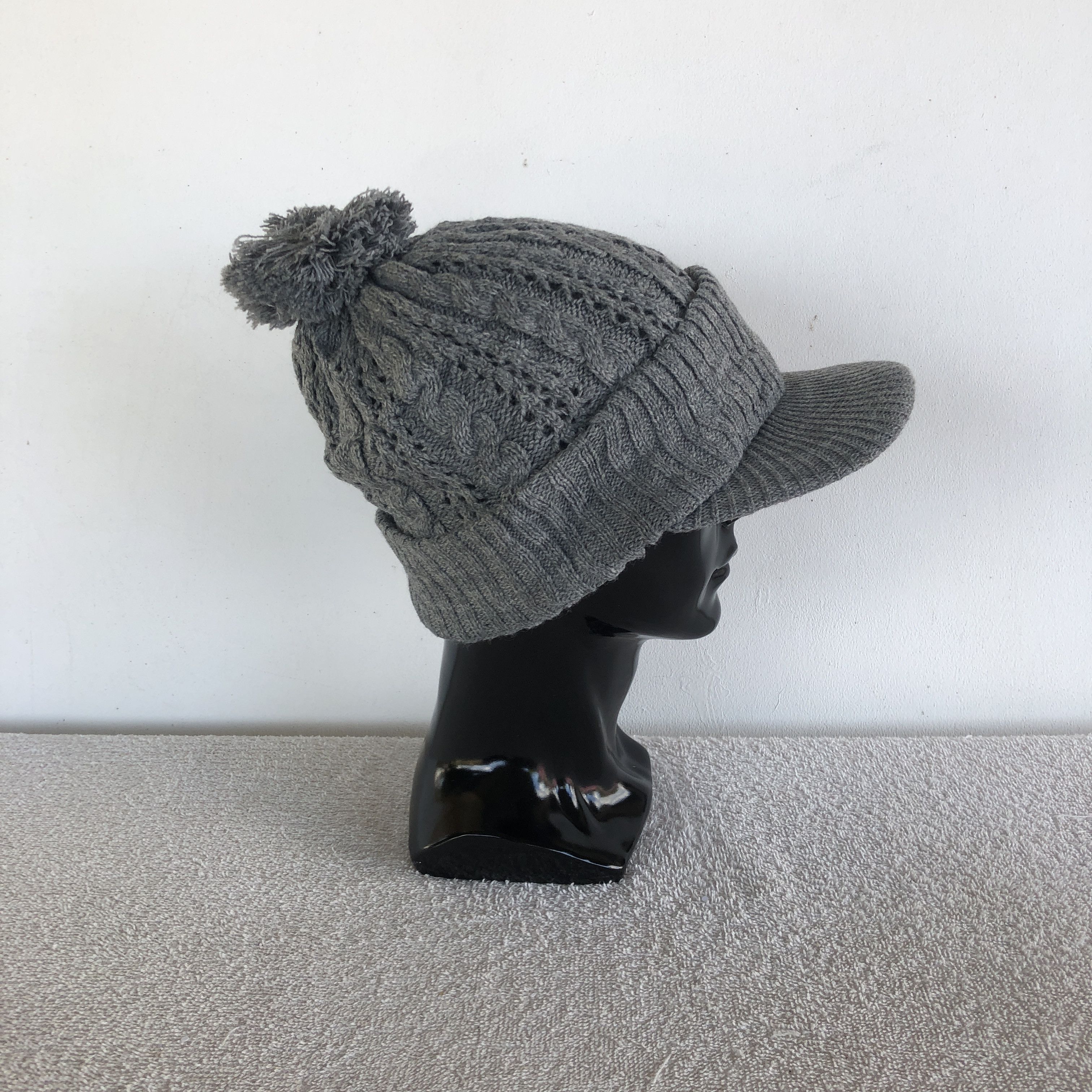 Japanese Brand Vintage Aran Isle Knitted Hats Beanie Snow Caps Size ONE SIZE - 3 Thumbnail