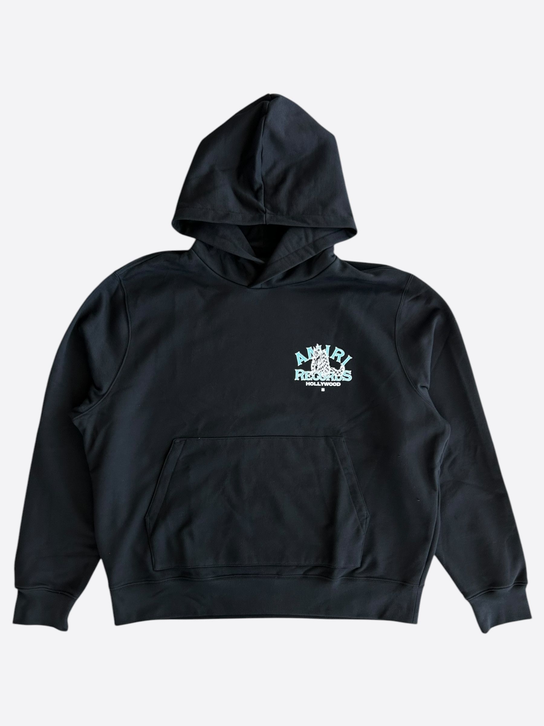 Amiri Amiri Black & Blue Records Logo Hoodie Size US XXL / EU 58 / 5 - 1 Thumbnail