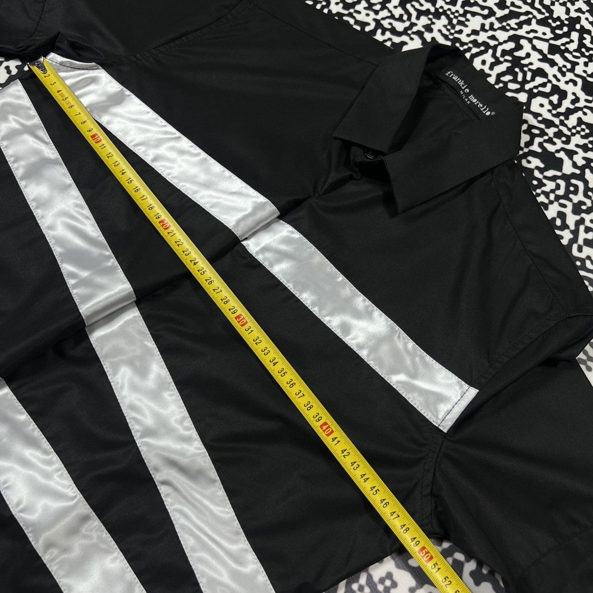 Frankie Morello Vintage Y2K Frankie Morello Striped Jail Style Luxury Shirt Size US L / EU 52-54 / 3 - 19 Thumbnail