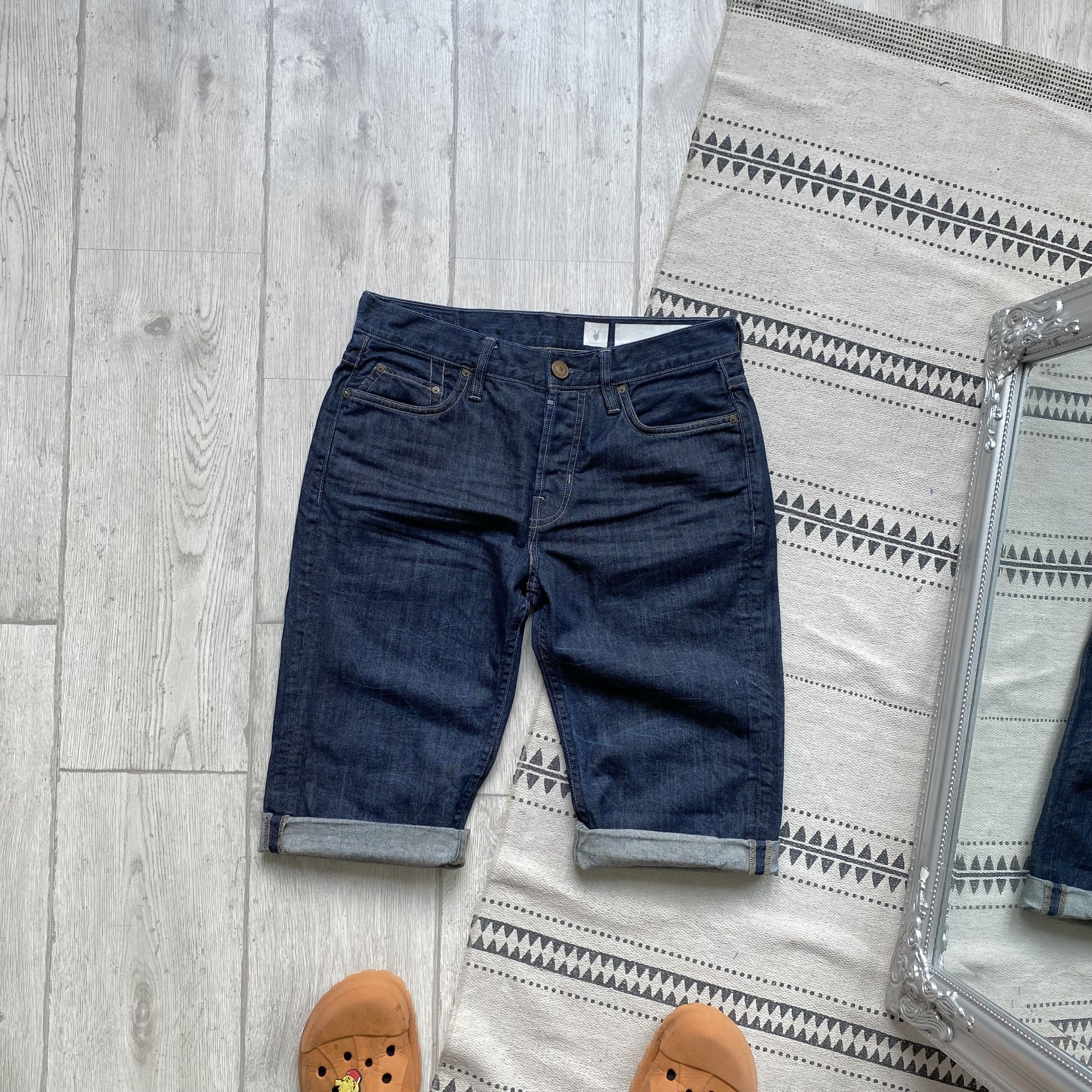 Allsaints ALLSAINTS Denim shorts indigo jeans slim Size US 29 - 1 Thumbnail