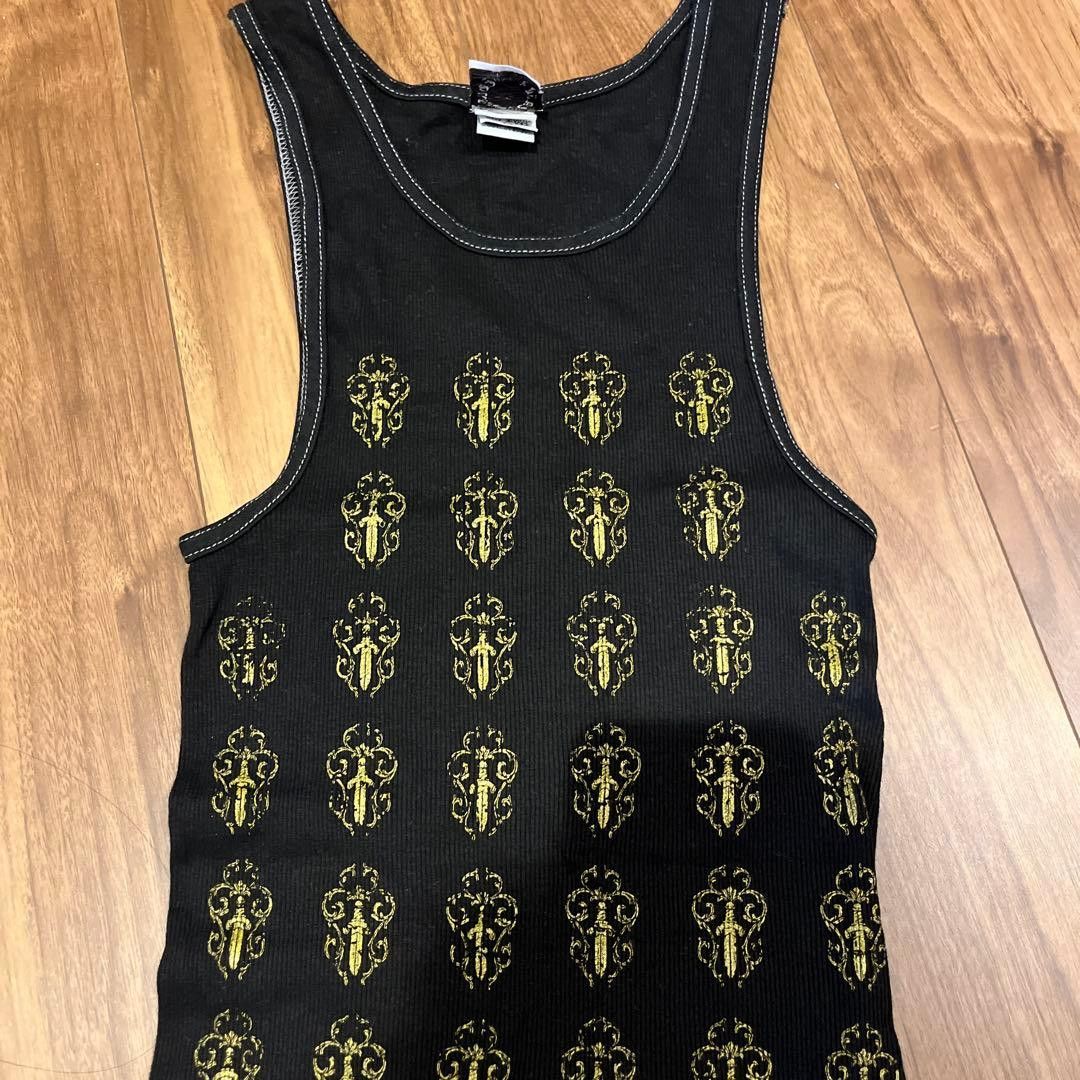 Chrome Hearts CHROME HEARTS Vin Dagger Print Tank Top Black M Size US M / EU 48-50 / 2 - 2 Thumbnail