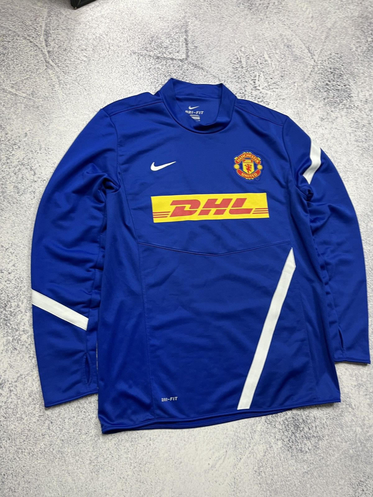 Nike Nike Manchester United 2011/12 Longsleeve Soccer Jersey Rare Size US L / EU 52-54 / 3 - 4 Thumbnail