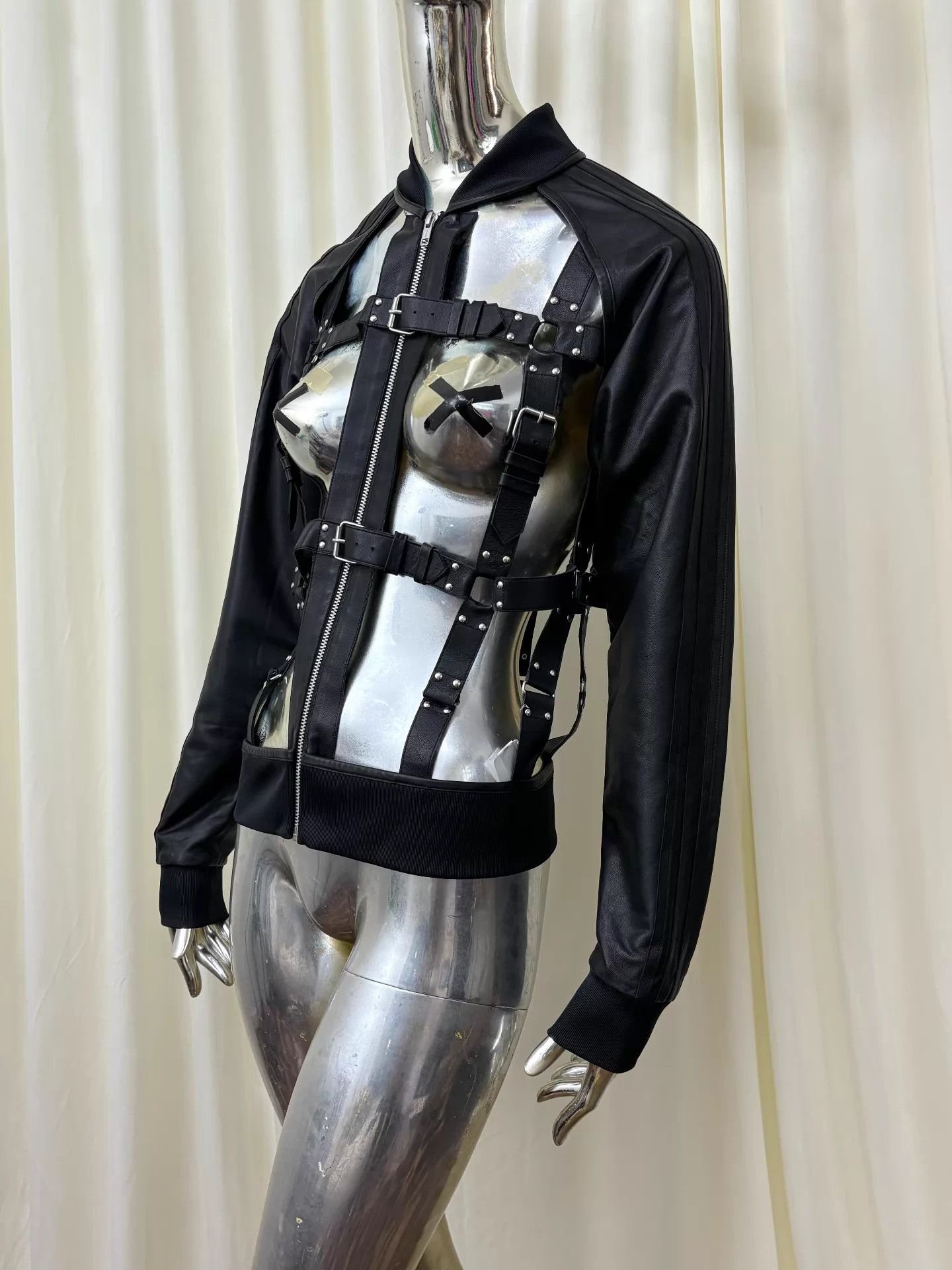 Jeremy Scott Jeremy Scott x Adidas Studded Lace-Up Jacket M Size M / US 6-8 / IT 42-44 - 2 Thumbnail