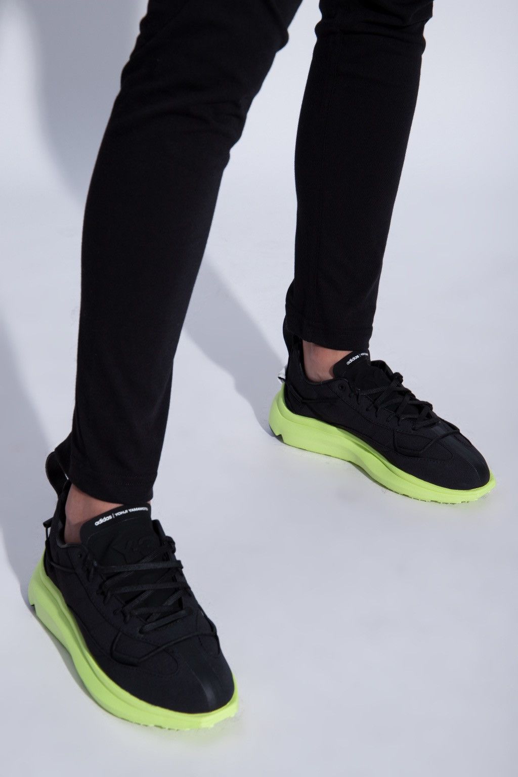 Adidas × Y-3 × Yohji Yamamoto Adidas Y-3 Shiku Run 'Black Frozen Yellow Size US 10.5 / EU 43-44 - 4 Thumbnail