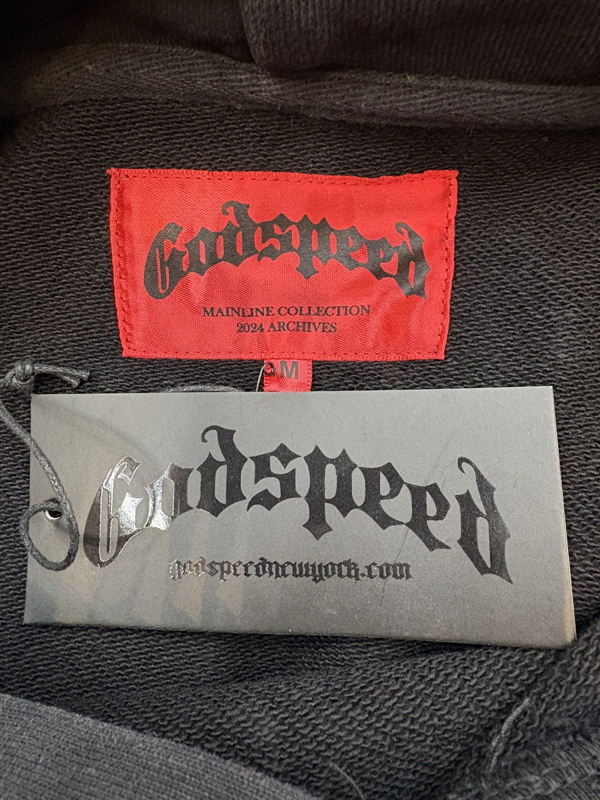 Godspeed Godspeed x Slizzy “Top 5 Slizzy” VVS Hoodie (Black Wash) Size US M / EU 48-50 / 2 - 3 Thumbnail