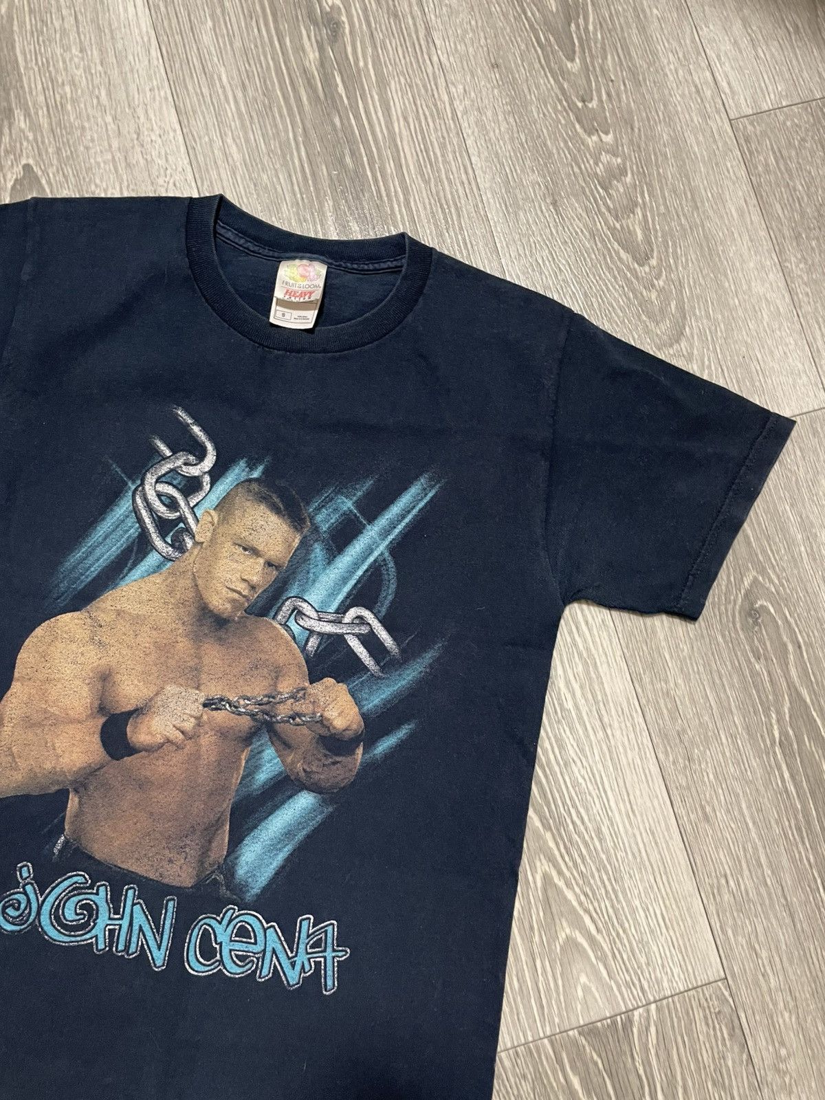 WWE Vintage 2000s John Cena WWE Black T-shirt WWF Size US S / EU 44-46 / 1 - 4 Thumbnail