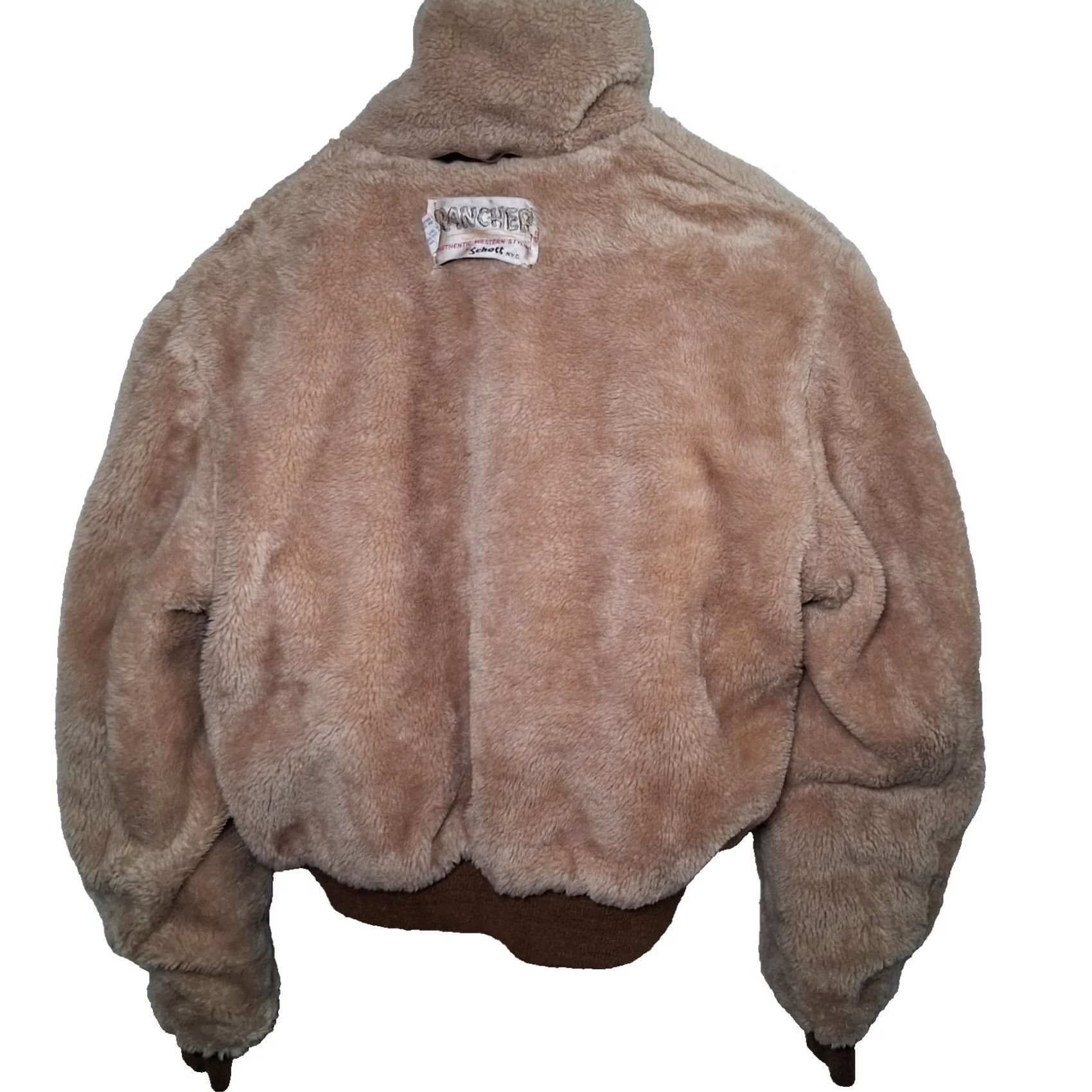 Schott VINTAGE Schott Rancher Jacket Men 42 Suede Leather Sherpa Lined Western READ Jacket Size US XS / EU 42 / 0 - 4 Thumbnail