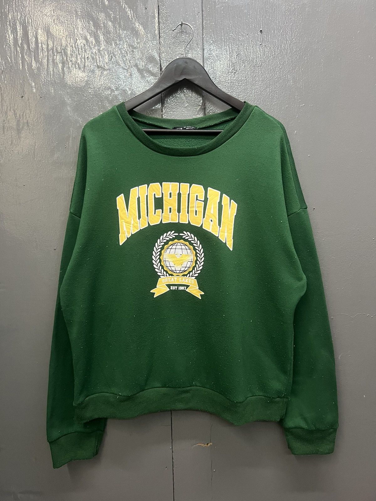 Japanese Brand Michigan Great Lakes Sweatshirt Size US L / EU 52-54 / 3 - 1 Thumbnail