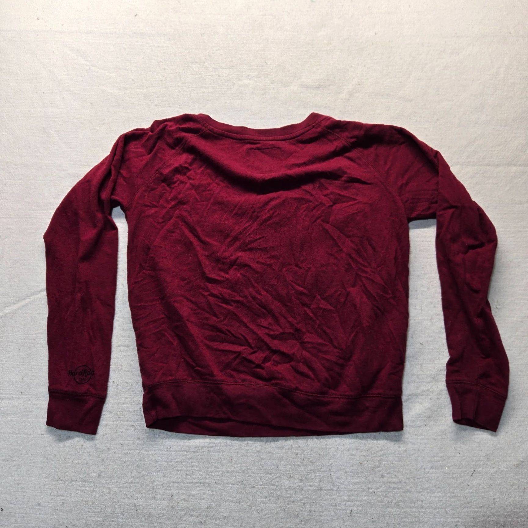 Hard Rock Cafe Hard Rock Cafe Sweater Shirt Women 2XL Red Logo Pockets All Seasons Hooded Pullover Casual Knit Cotton Blend Size XXL / US 16-18 / IT 52-54 - 7 Thumbnail