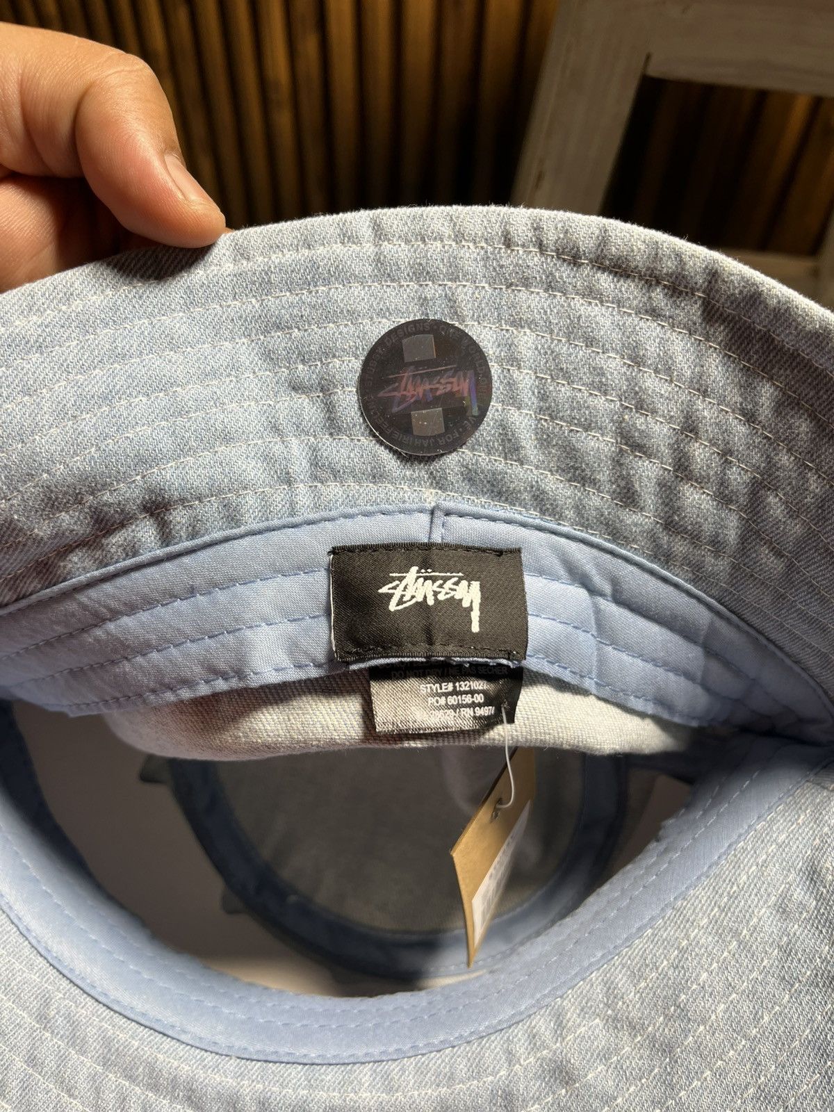 Stussy Stussy contrast stitch bucket hat Size ONE SIZE - 6 Thumbnail