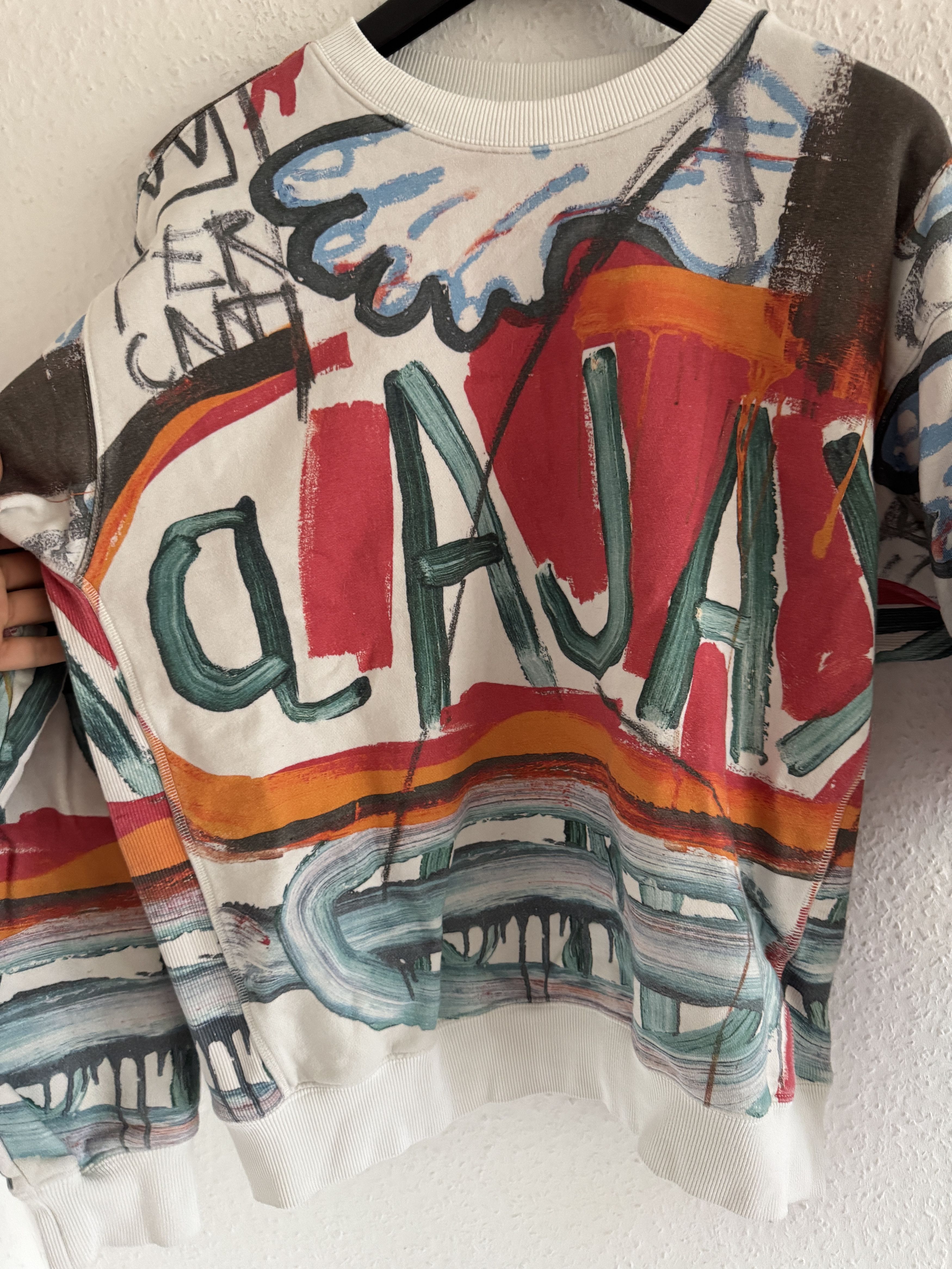 H&M × Jean-Michel Basquiat × Who Decides War Oversized Graphic Sweatshirt Size US L / EU 52-54 / 3 - 4 Thumbnail