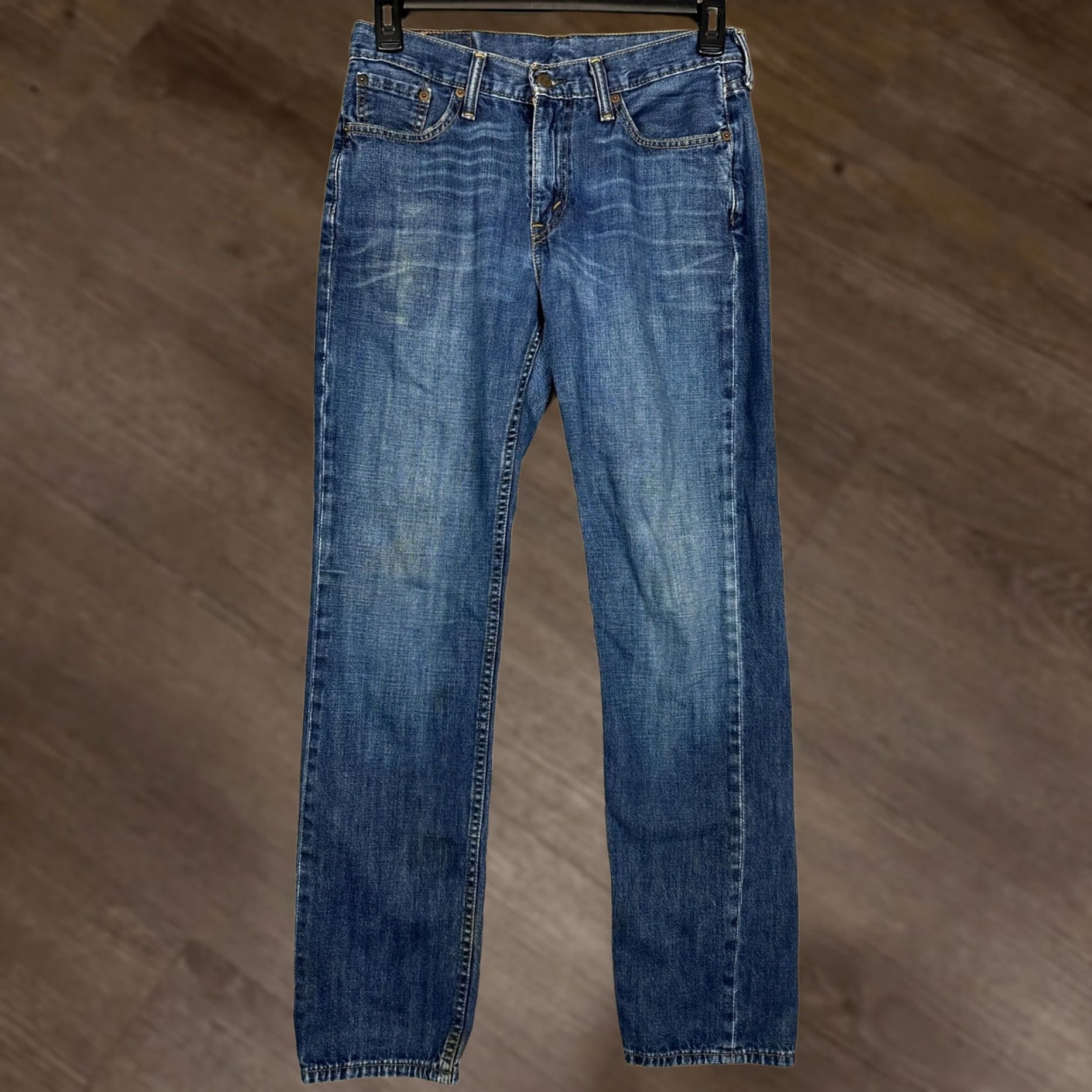 Levi's Levis 514 Jeans Mens Straight Fit 30X32 Blue 5 Pockets Red Tab EUC Size US 30 / EU 46 - 1 Thumbnail