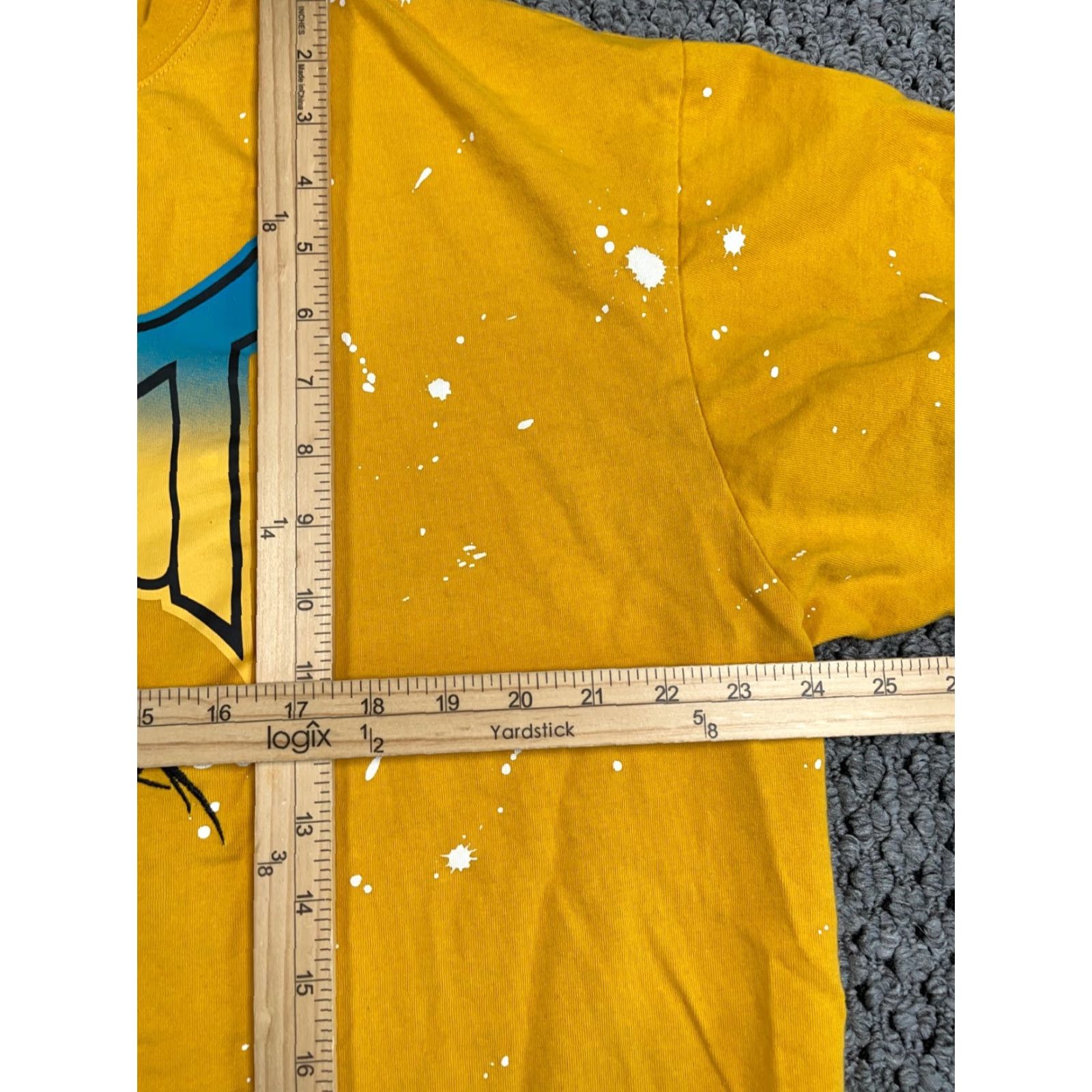 Tapout Tapout x Forever 21 Logo T-Shirt Adult XL Yellow Graphic Print Retro Bleach Pattern Mens Size US XL / EU 56 / 4 - 6 Thumbnail
