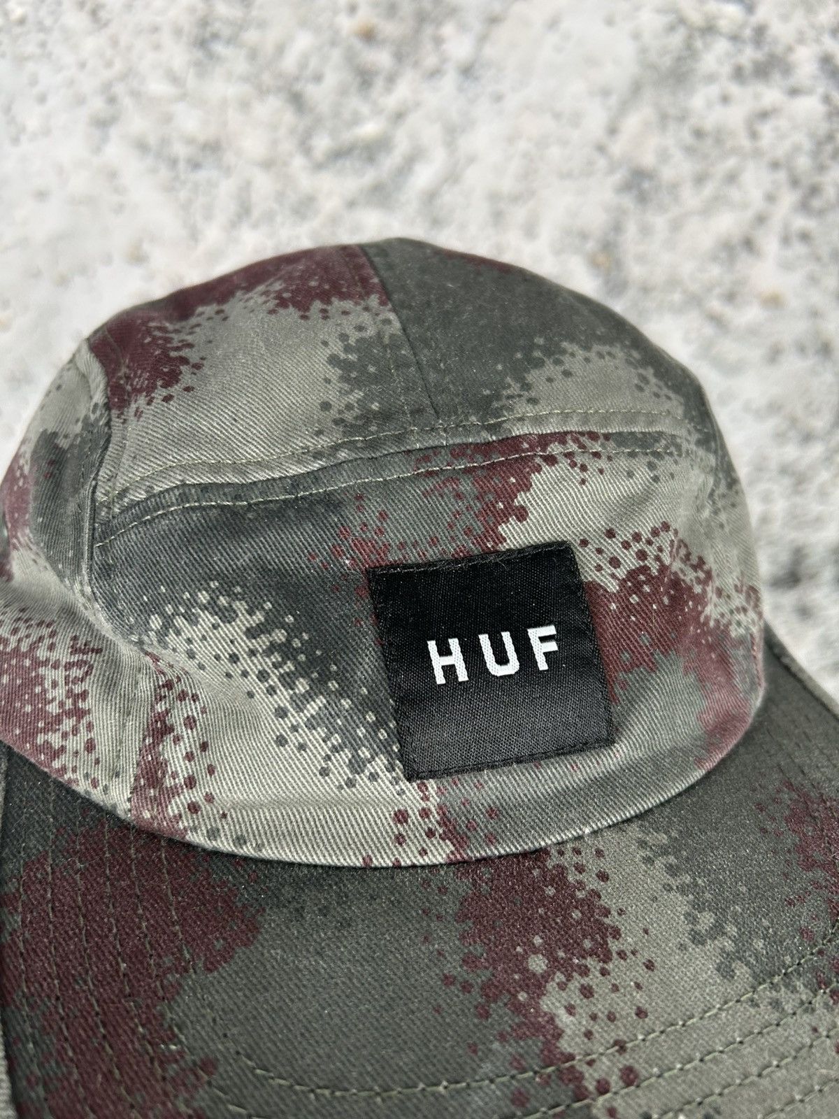 Huf Huf 5 Panel Made in USA Skateboarding Hat Vintage Streetwear Size ONE SIZE - 2 Thumbnail