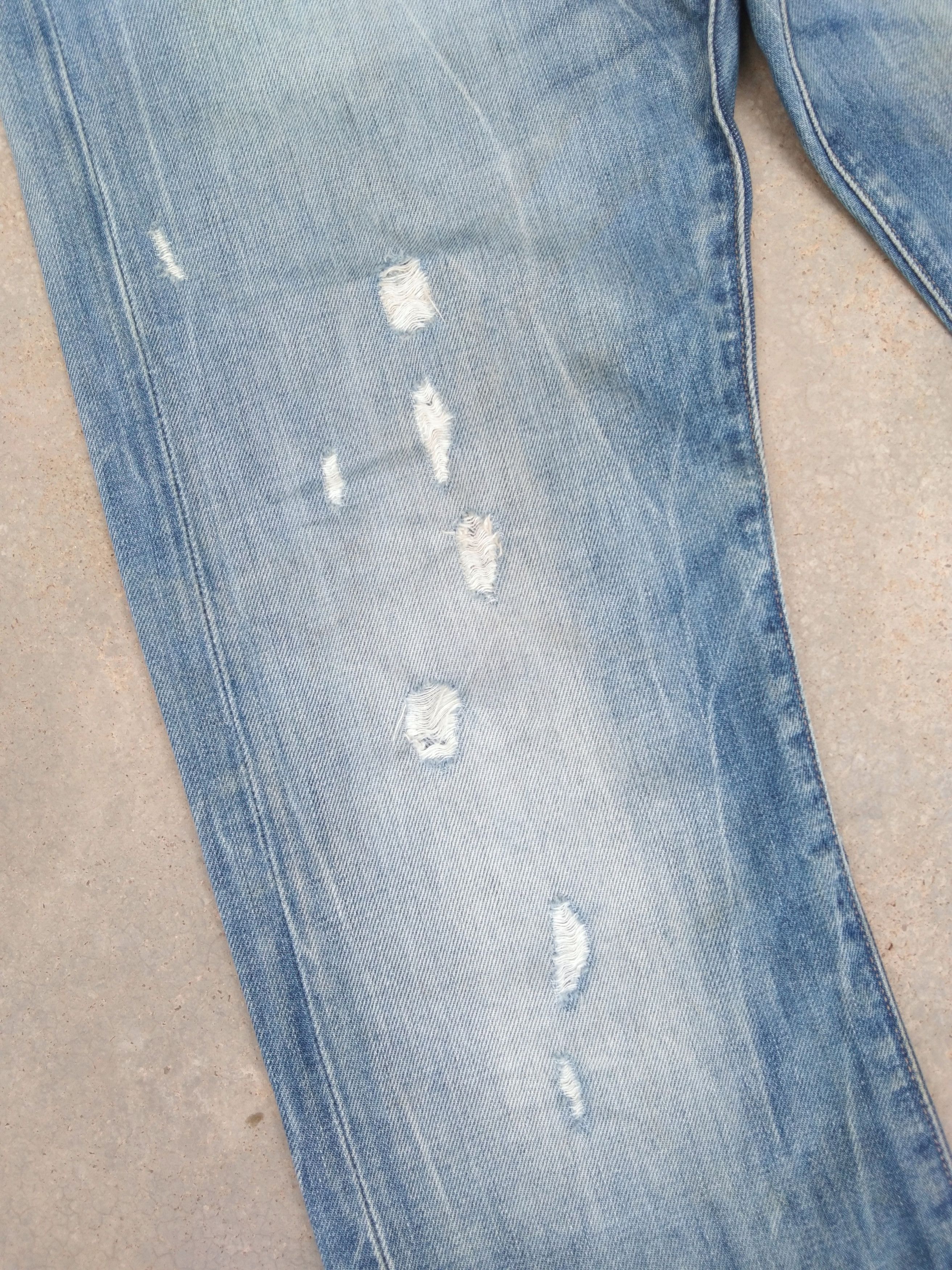 G-Star 3301 G Star Raw Denim Distressed Jeans 30x29 Size US 30 / EU 46 - 5 Thumbnail