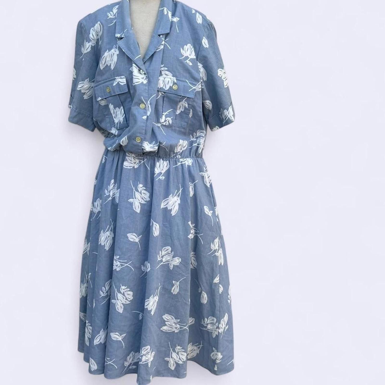 Other Women's Blue Dress Size XL / US 12-14 / IT 48-50 - 1 Thumbnail