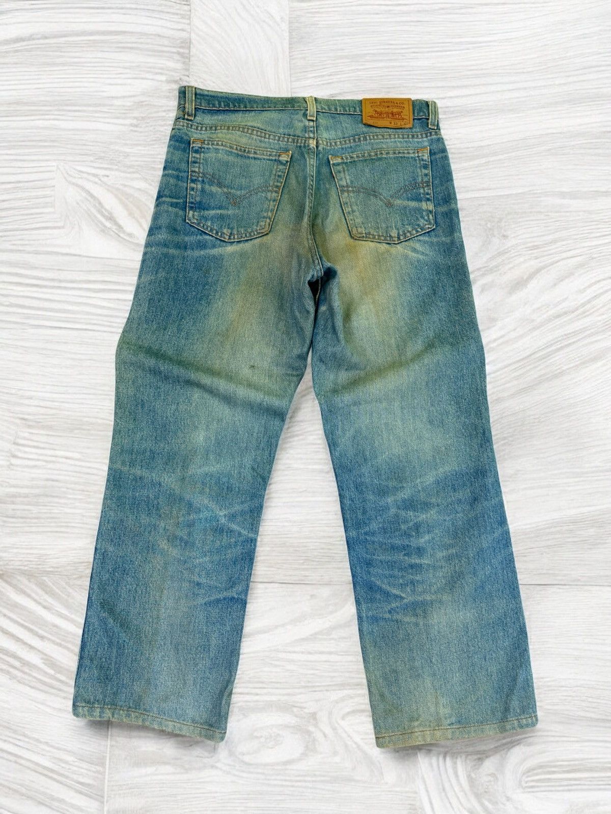 Levi's Vintage Levis 510 Mud Wash Claw Mark Loose Jeans Size US 32 / EU 48 - 2 Thumbnail