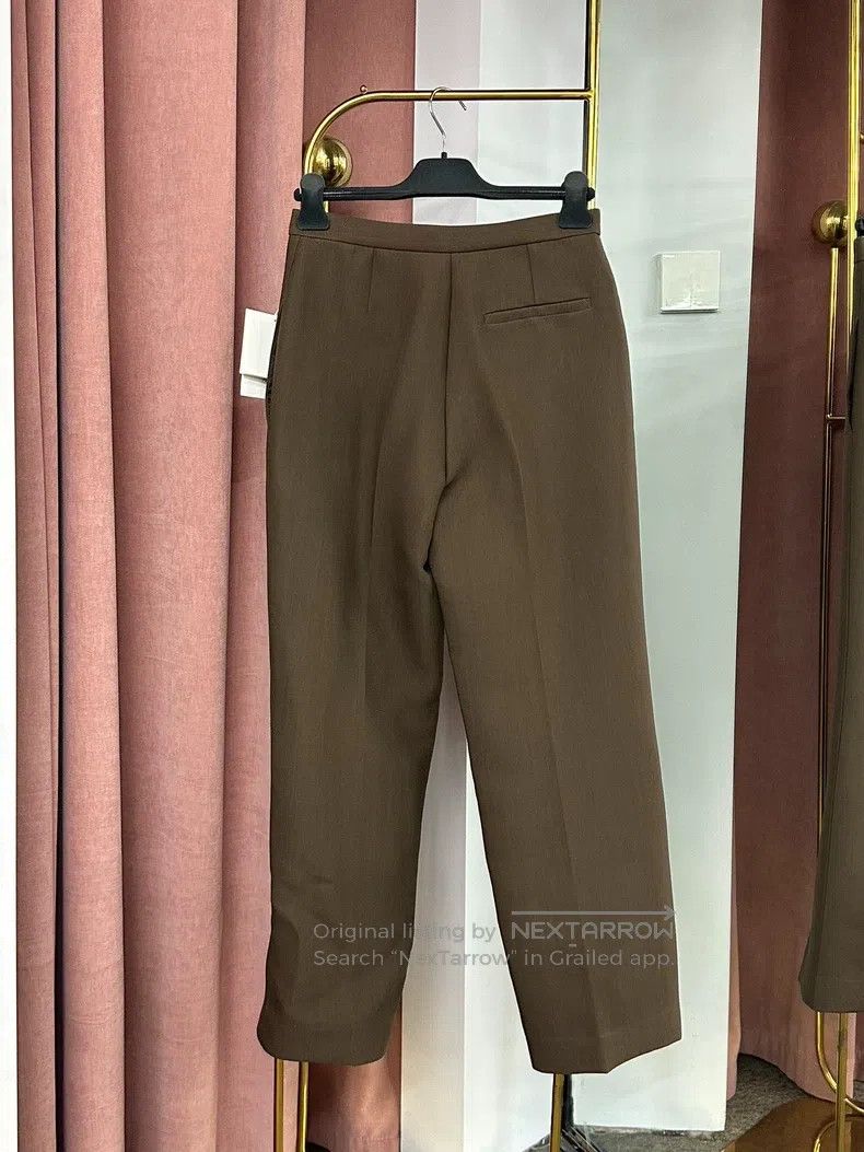The Row The row size 2 Brown straight-leg trousers Size US 30 / EU 46 - 2 Thumbnail