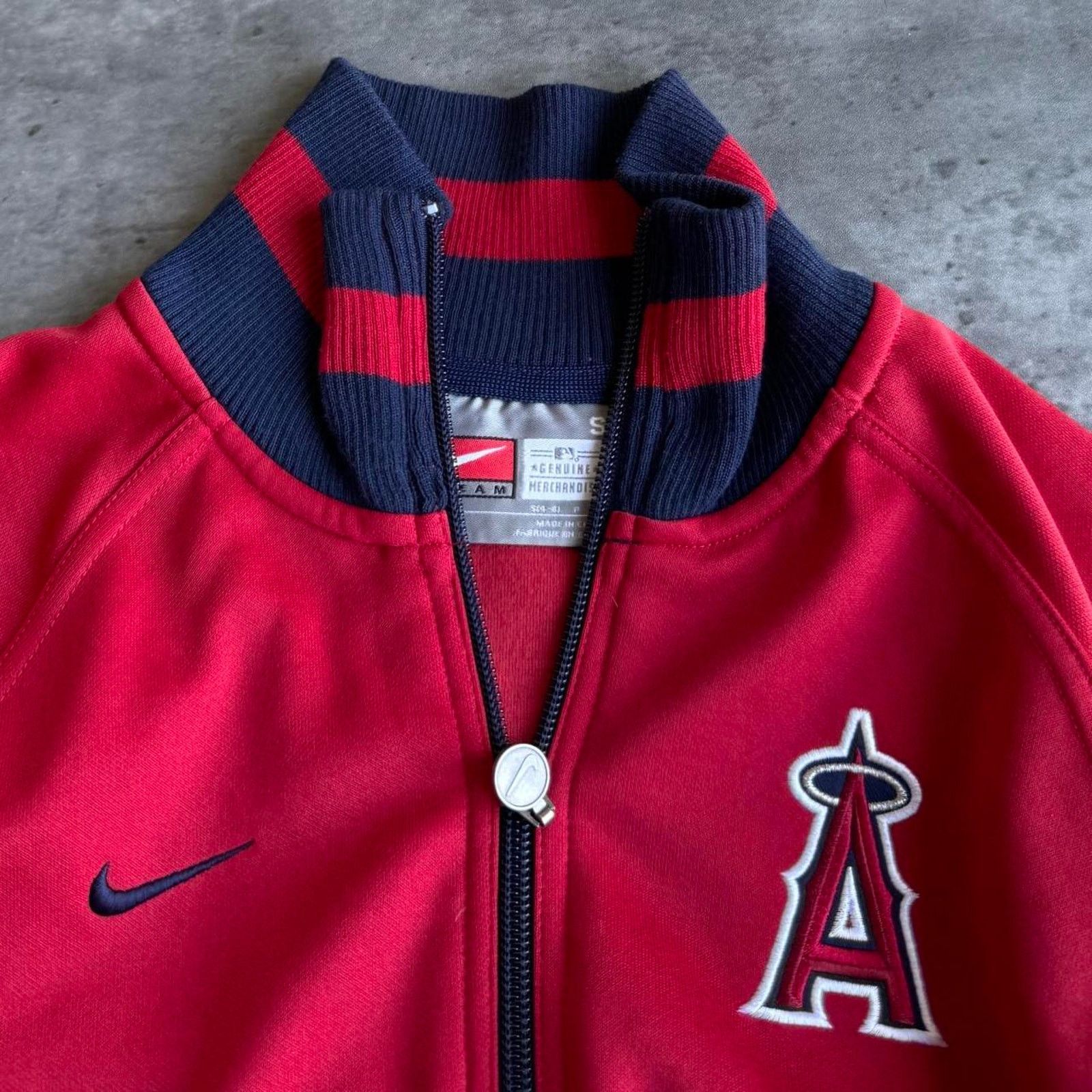 MLB × Nike × Vintage Nike Los Angeles Angels MLB Embroidered Jacket Size S / US 4 / IT 40 - 3 Thumbnail