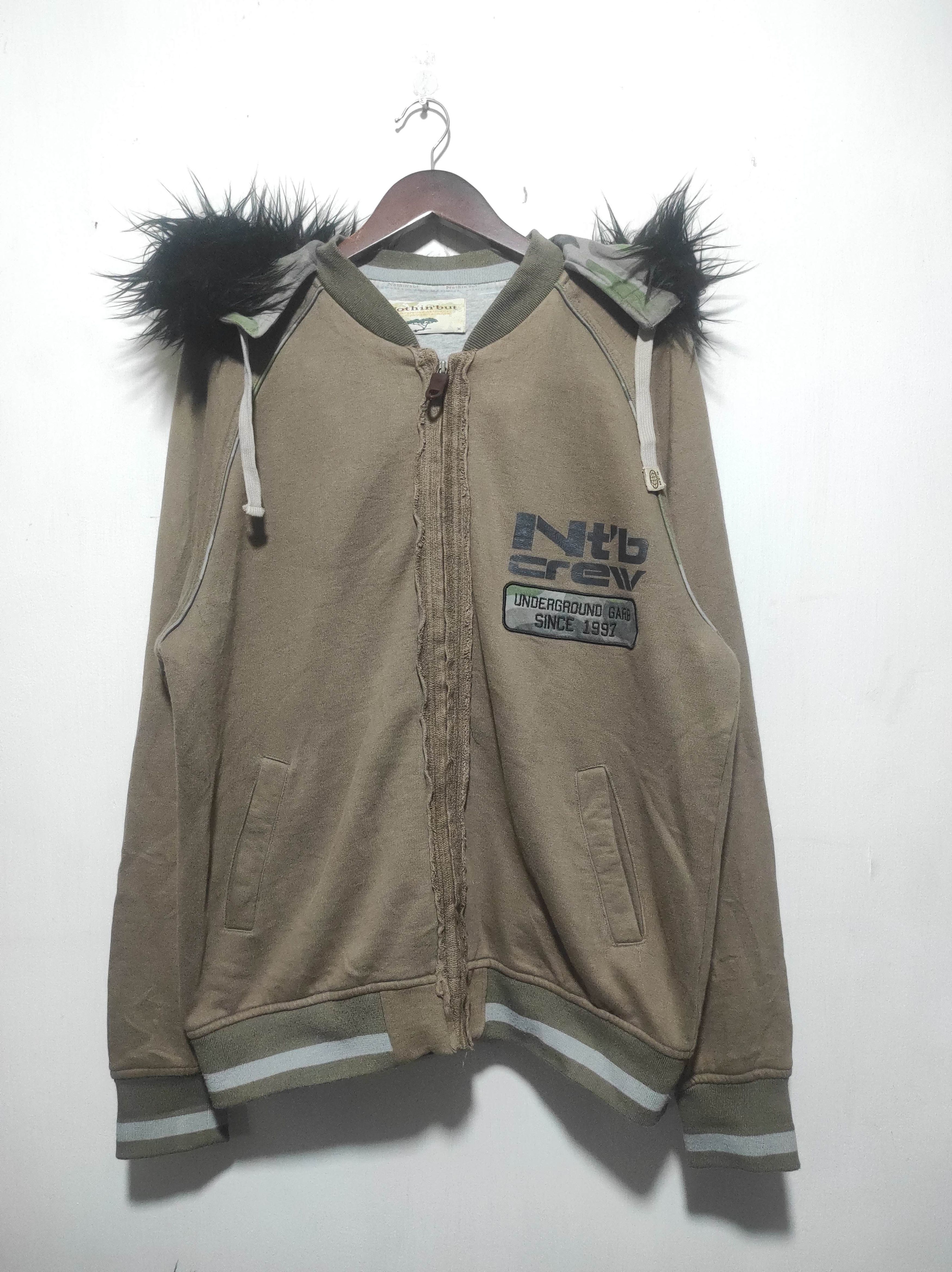 Hysteric Glamour Nothin'but Crew Zip Fur Hoodie IfSixWasNine LGB style Size US L / EU 52-54 / 3 - 14 Thumbnail