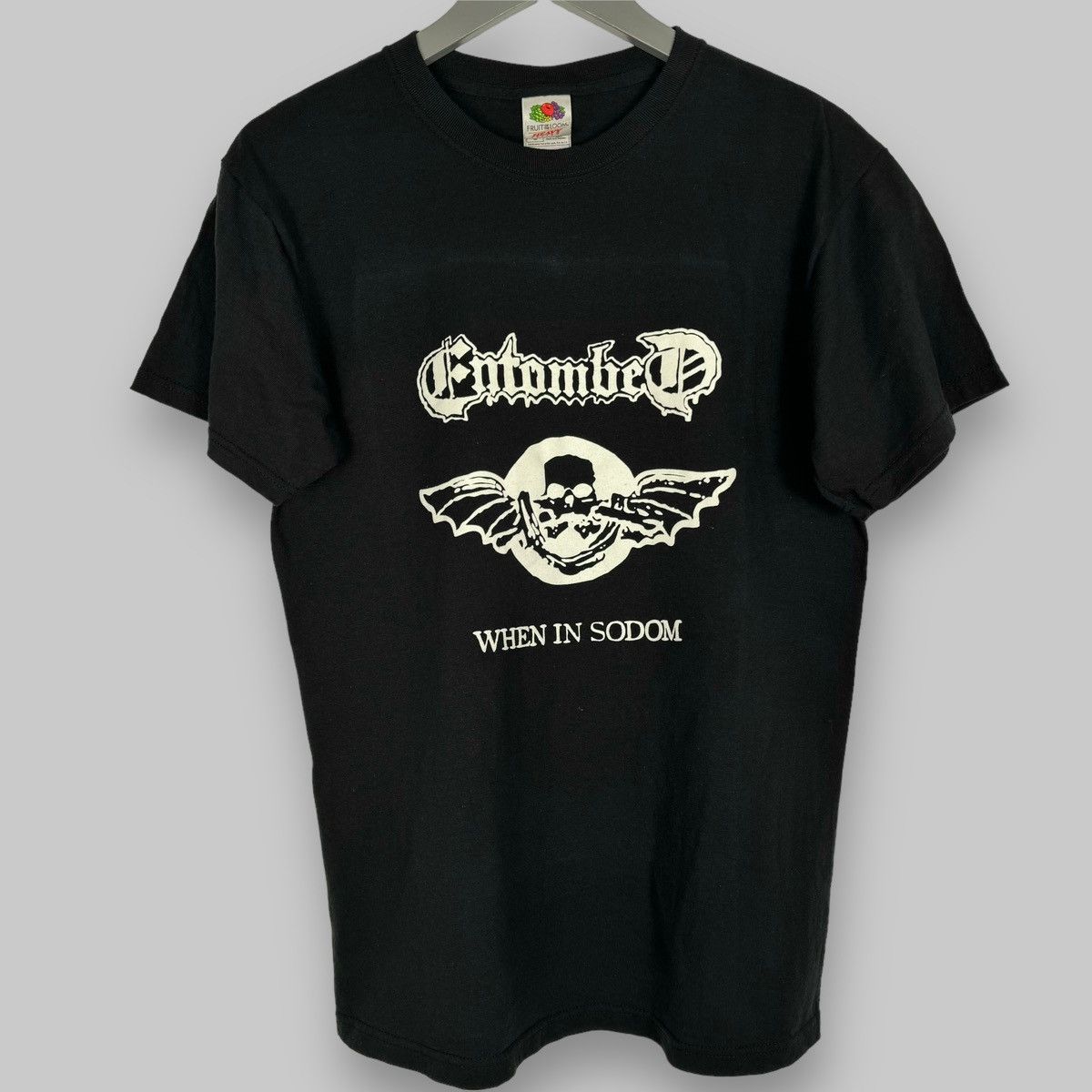 Band Tees Vintage Early 00s Entombed ‘When in Sodom’ Euro T Shirt Size US M / EU 48-50 / 2 - 1 Thumbnail