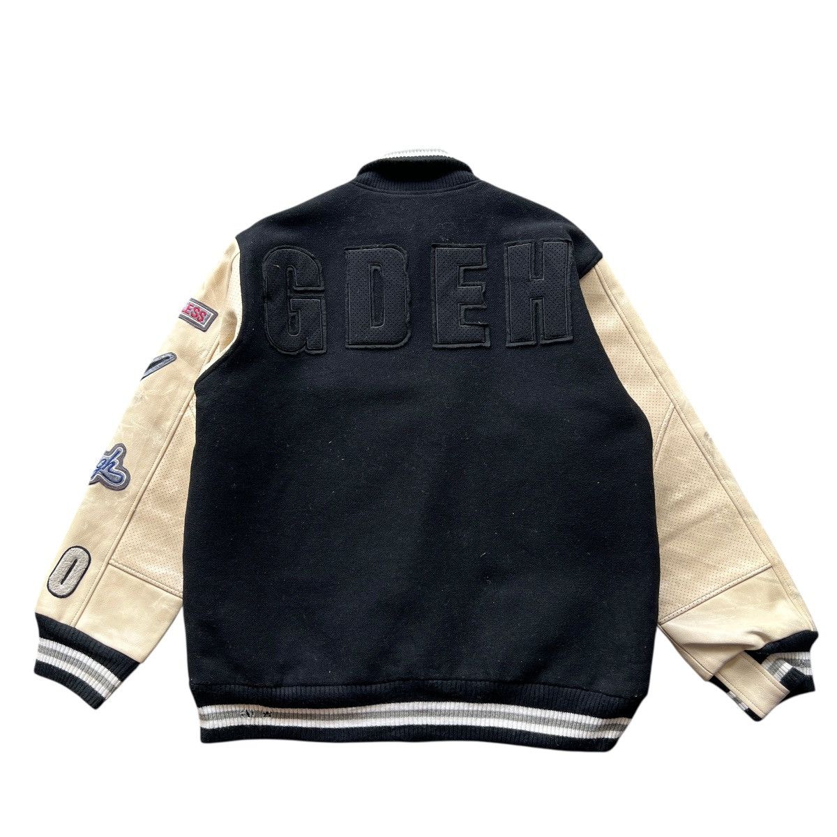 GOODENOUGH RARE VINTAGE GOOD ENOUGH CLASSIC 30G VARSITY BOMBER JACKET Size US XL / EU 56 / 4 - 4 Thumbnail