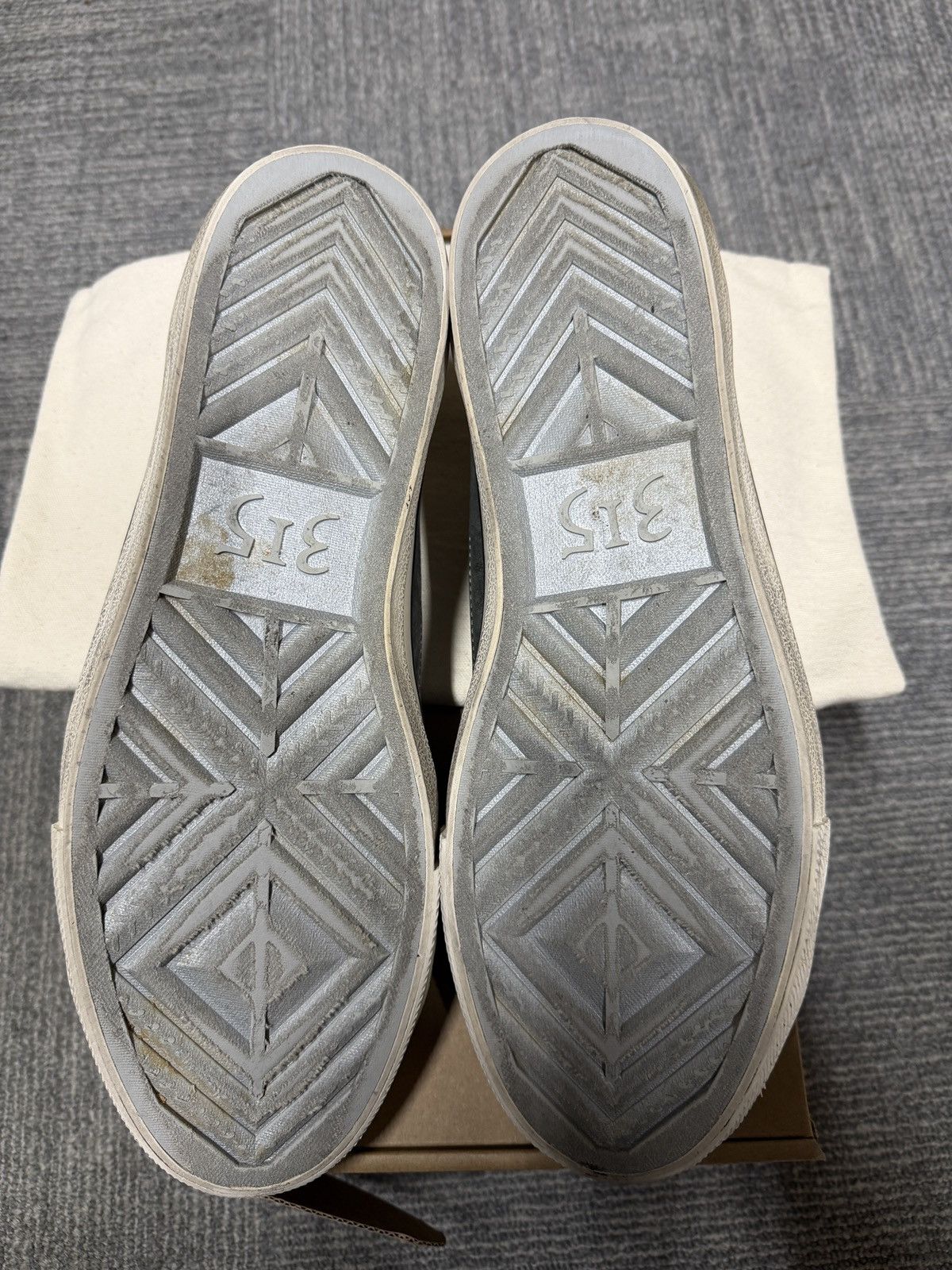 John Varvatos John Varvatos Vulc Laceless Low Top Sneakers Size US 11 / EU 44 - 6 Thumbnail