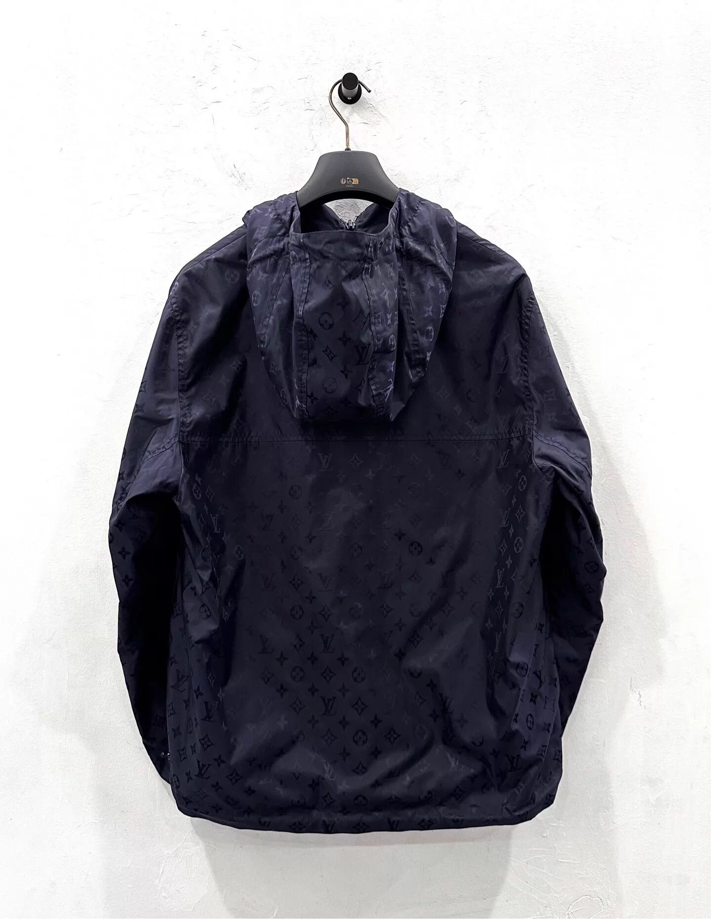 Louis Vuitton LV Men's Navy Blue All-Over Monogram Zipped Jacket 46 Size US S / EU 44-46 / 1 - 3 Thumbnail