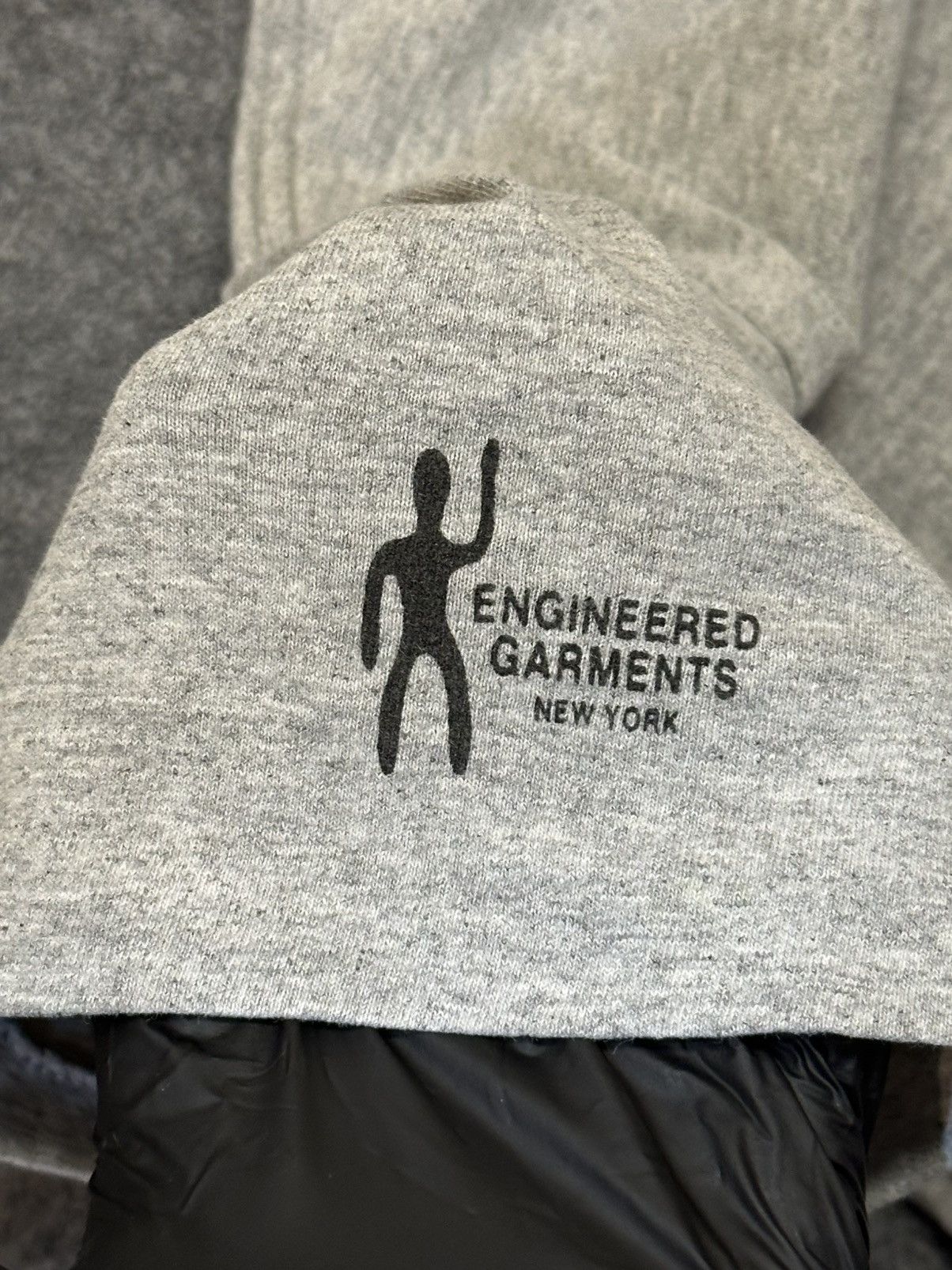 Engineered Garments vintage-style grey cotton jersey t-shirt a "1968" graphic. Size US L / EU 52-54 / 3 - 9 Thumbnail